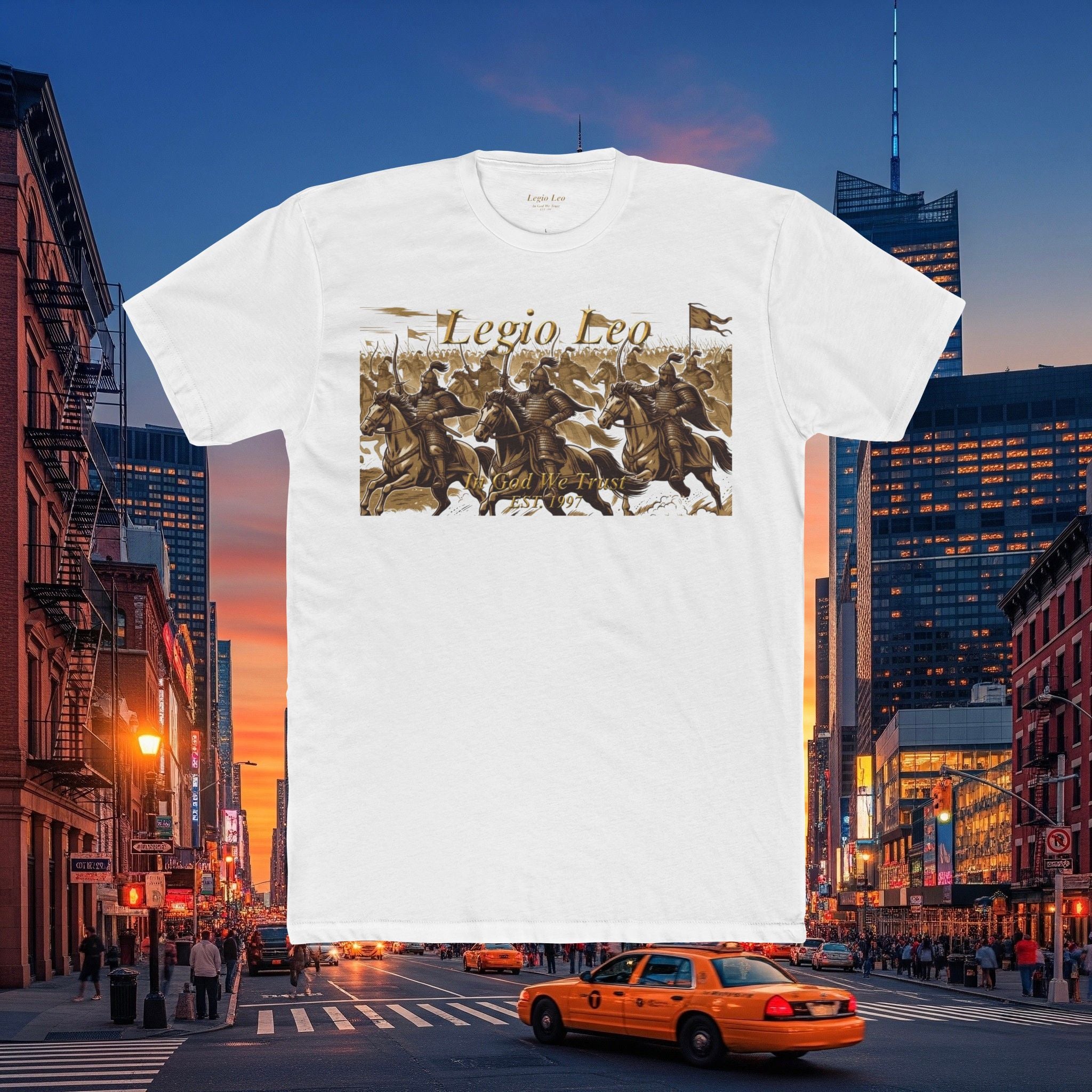 Legio Leo Cavalry Graphic Tee | Ancient Warrior Design