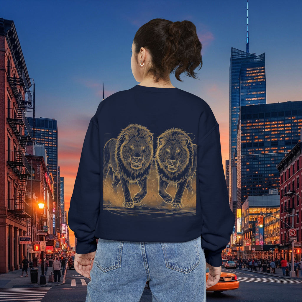Legio Leo Sweatshirt – Minimal Gold Script Brothers 4 Life  Crewneck