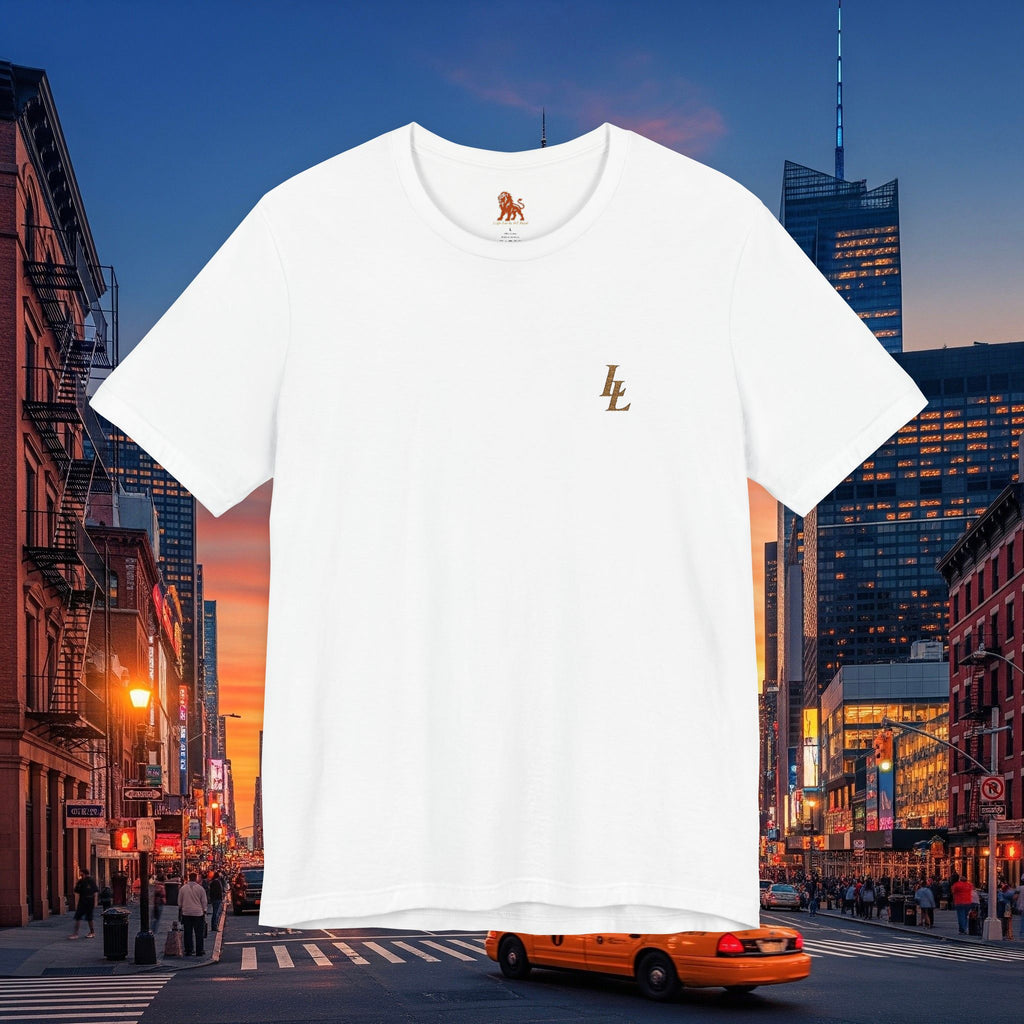 Legio Leo by DZ Royal Tee — Overlapping L’s Embroidered Short Sleeve T-Shirt