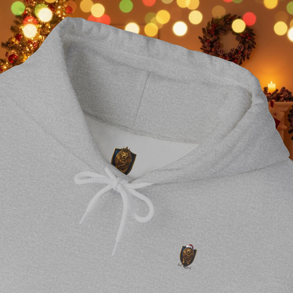 Christmas Holiday DZ Royal Cozy Unisex Hooded Sweatshirt