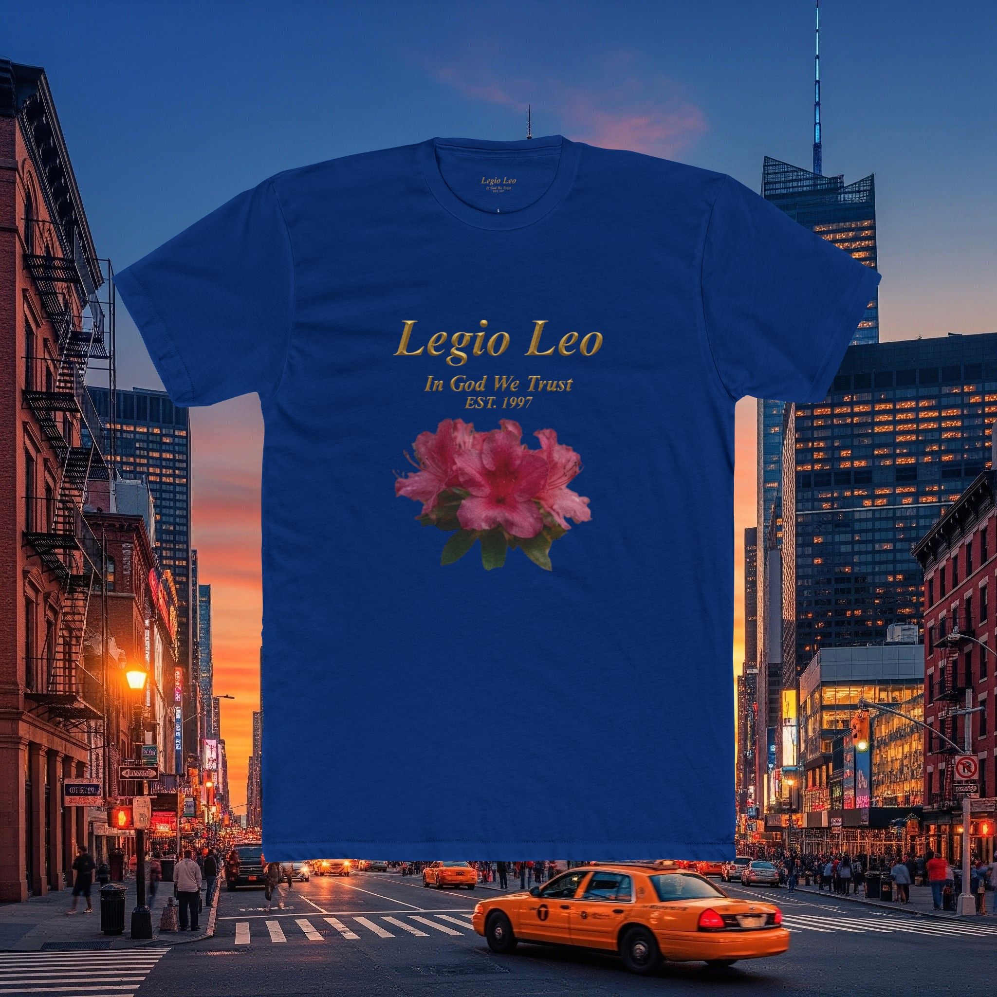 Floral Tee — "Legia Leo Azalea Flowers" Astrology Shirt
