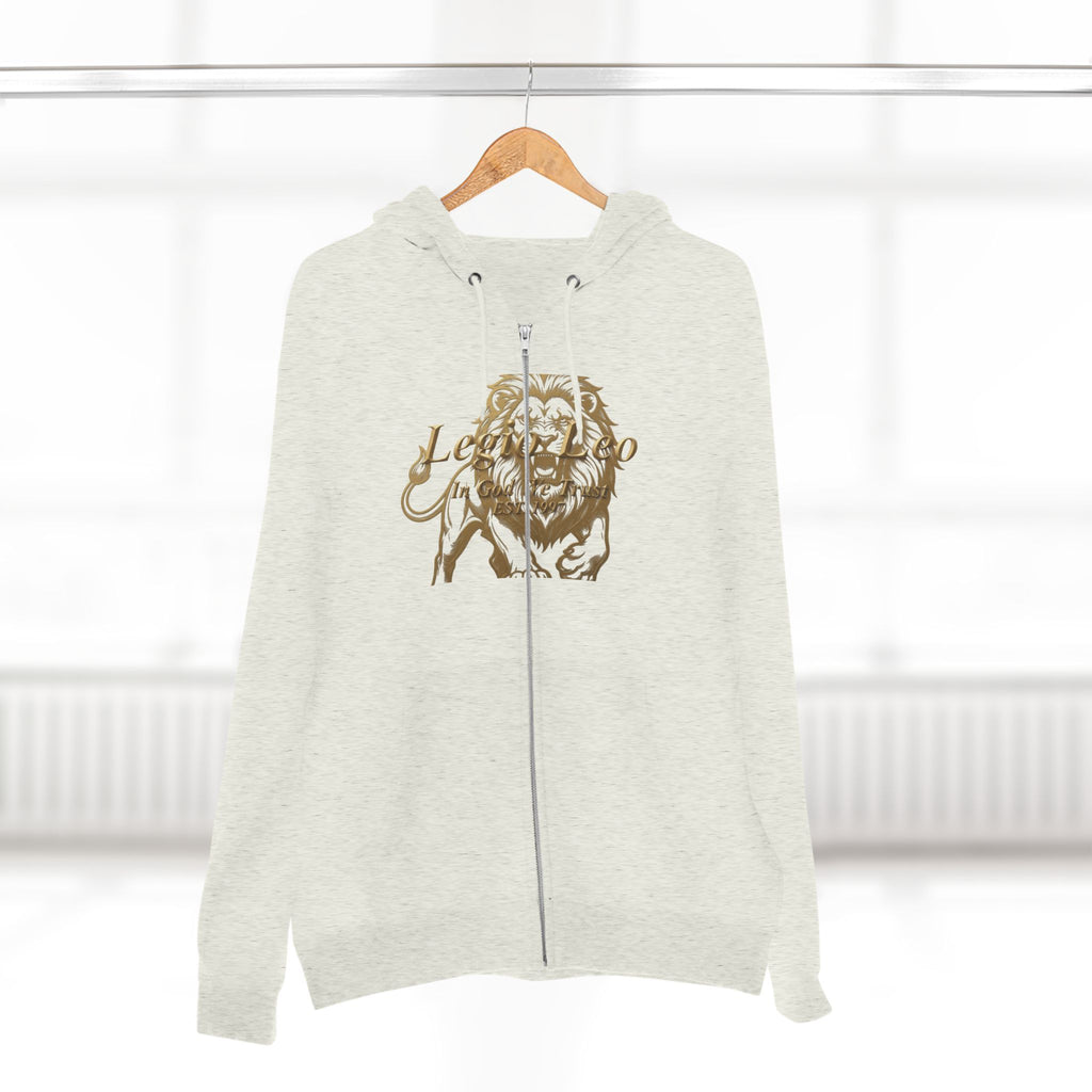 Legio Leo Warrior Zip Hoodie — "Fierce" Definition Streetwear