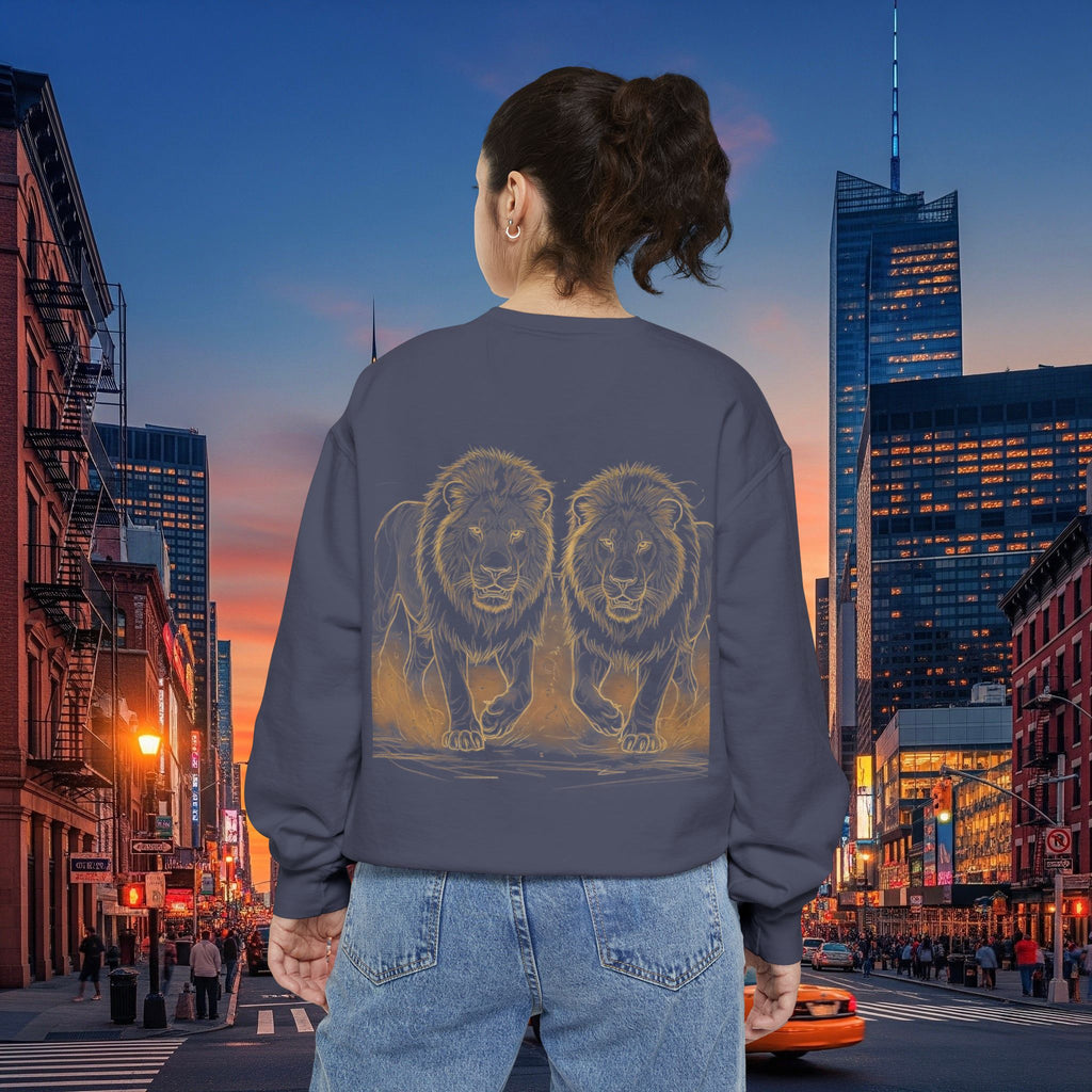 Legio Leo Sweatshirt – Minimal Gold Script Brothers 4 Life  Crewneck