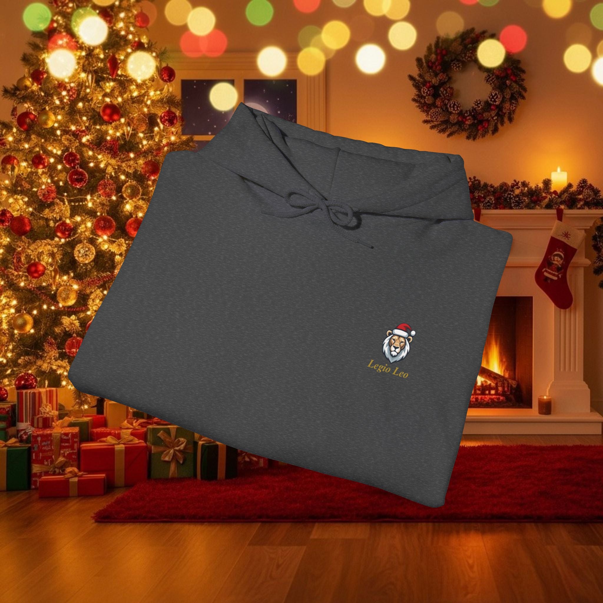 Christmas Legio Leo by DZ Royal Cozy Unisex Hooded Sweatshirt