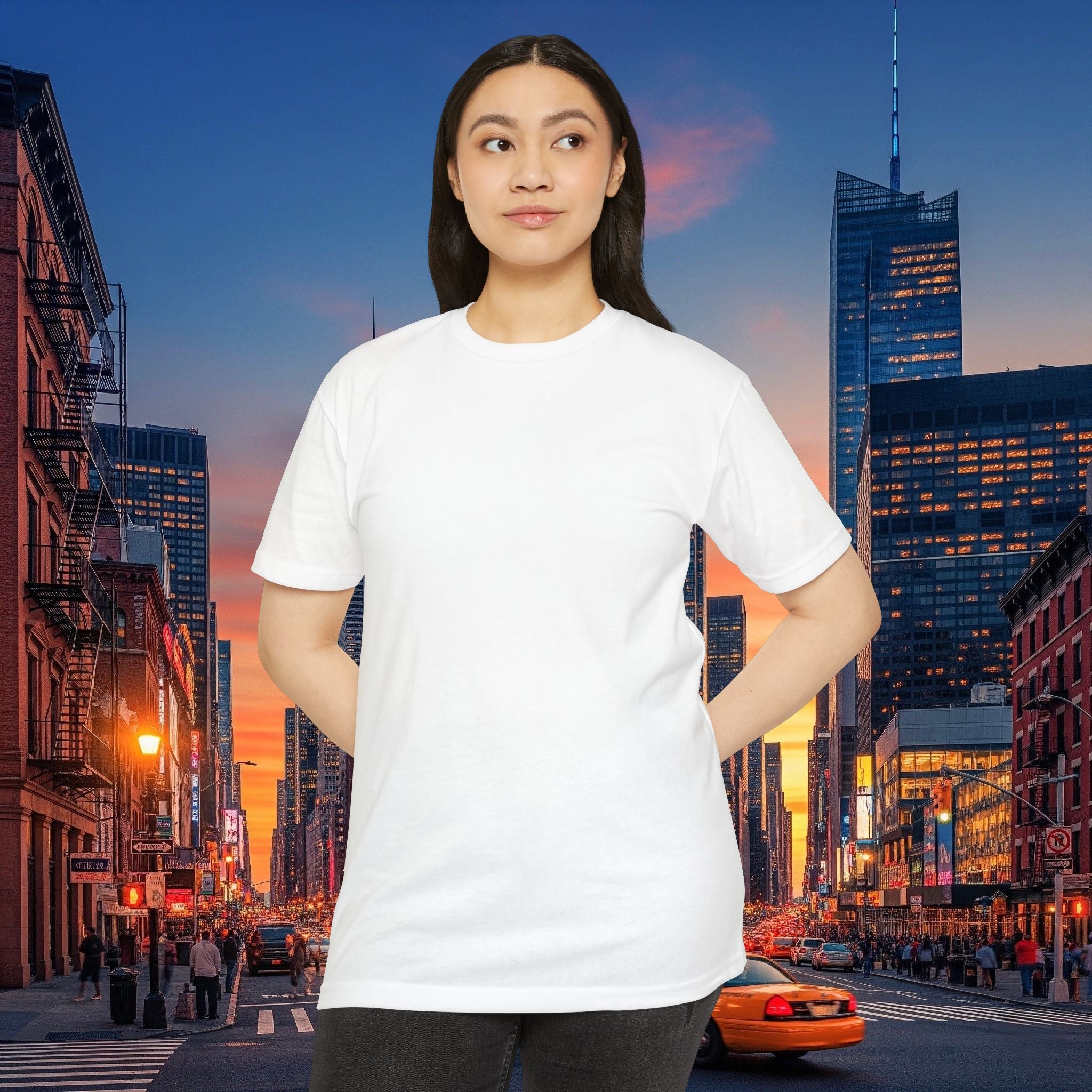 Classic Plain T‑Shirt — Unisex CVC Jersey Tee