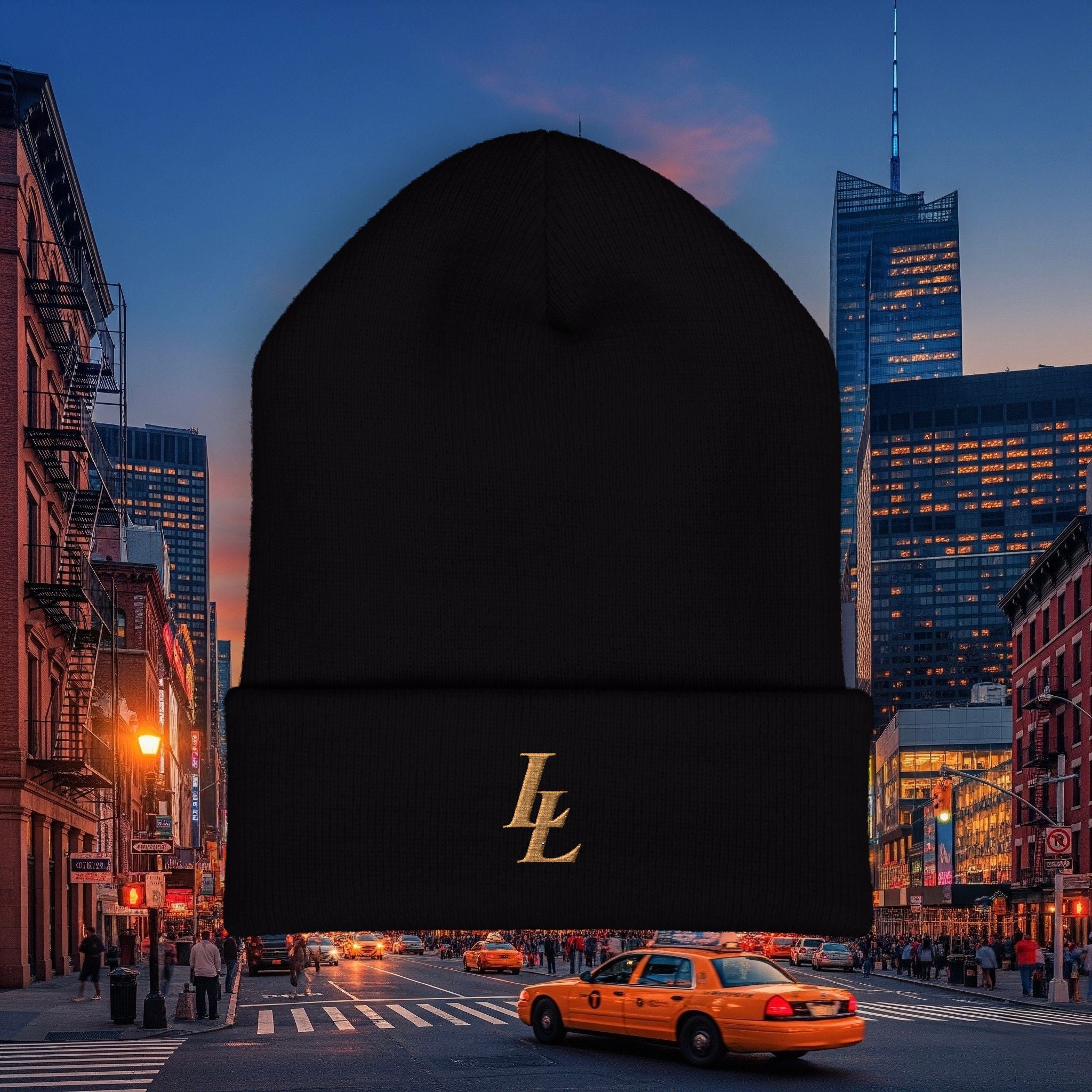 Classic Legio Leo by DZ Royal Cuffed Beanie | Double Overlapping L’s