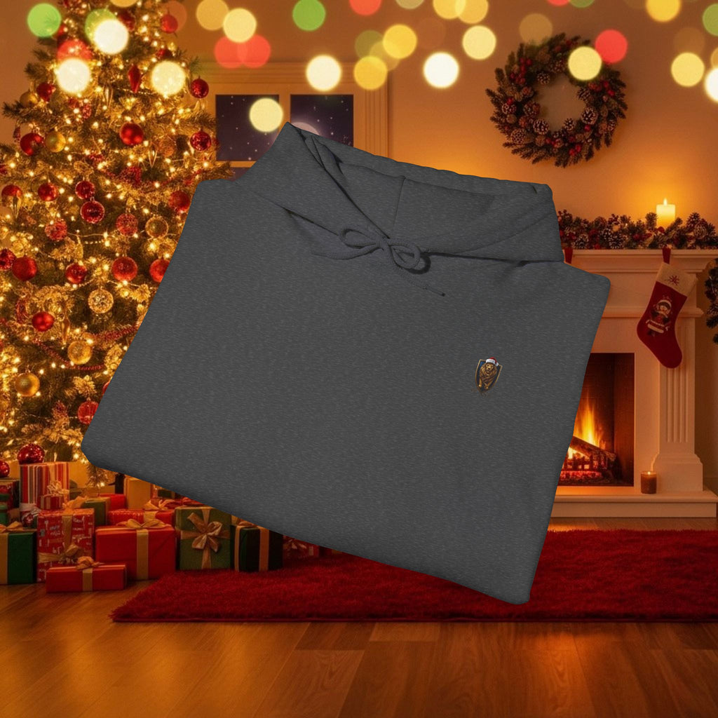 Christmas Holiday DZ Royal Cozy Unisex Hooded Sweatshirt