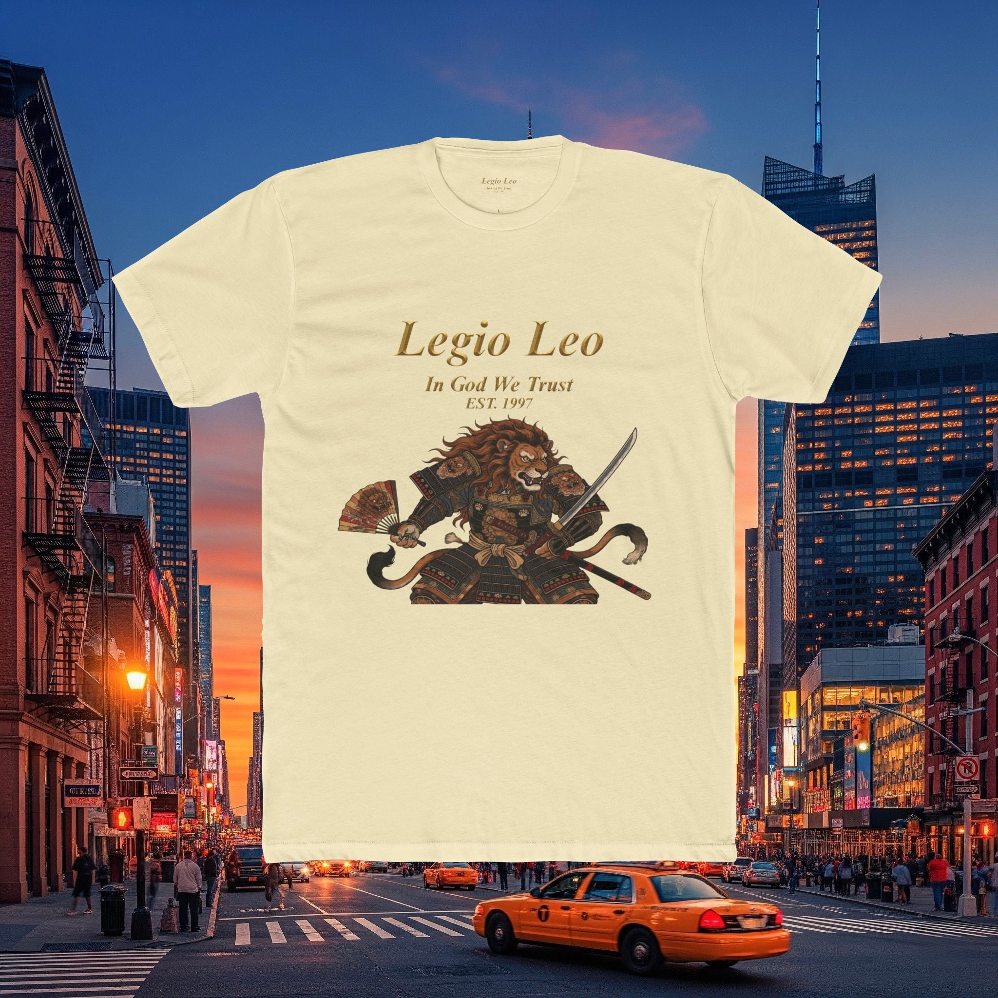 Legio Leo Samurai Warrior Cotton Crew Tee