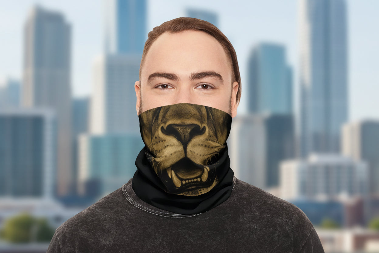 Stylish Legio Leo by DZ Royal Midweight Neck Gaiter | Versatile Fashion Accessory
