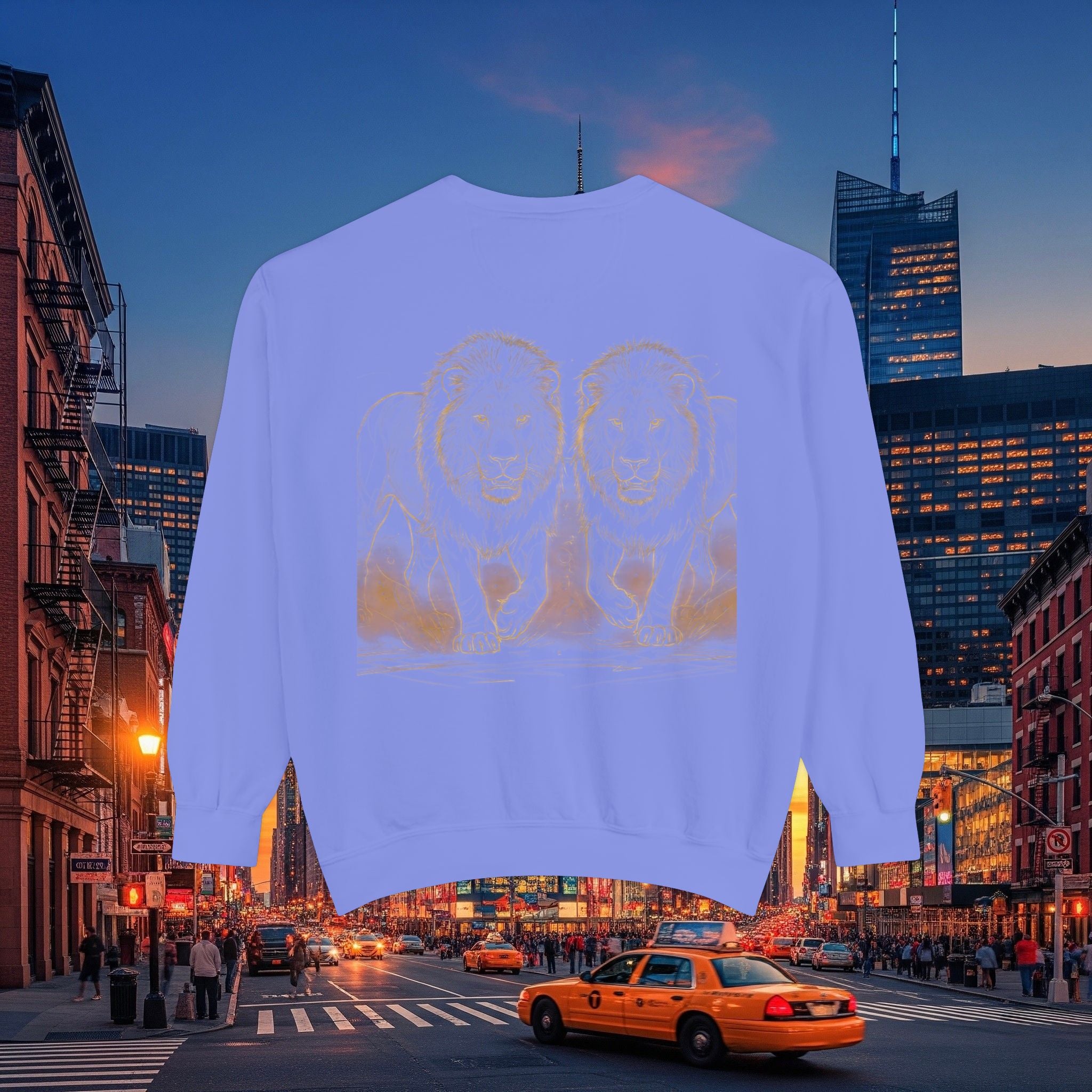 Legio Leo Sweatshirt – Minimal Gold Script Brothers 4 Life  Crewneck