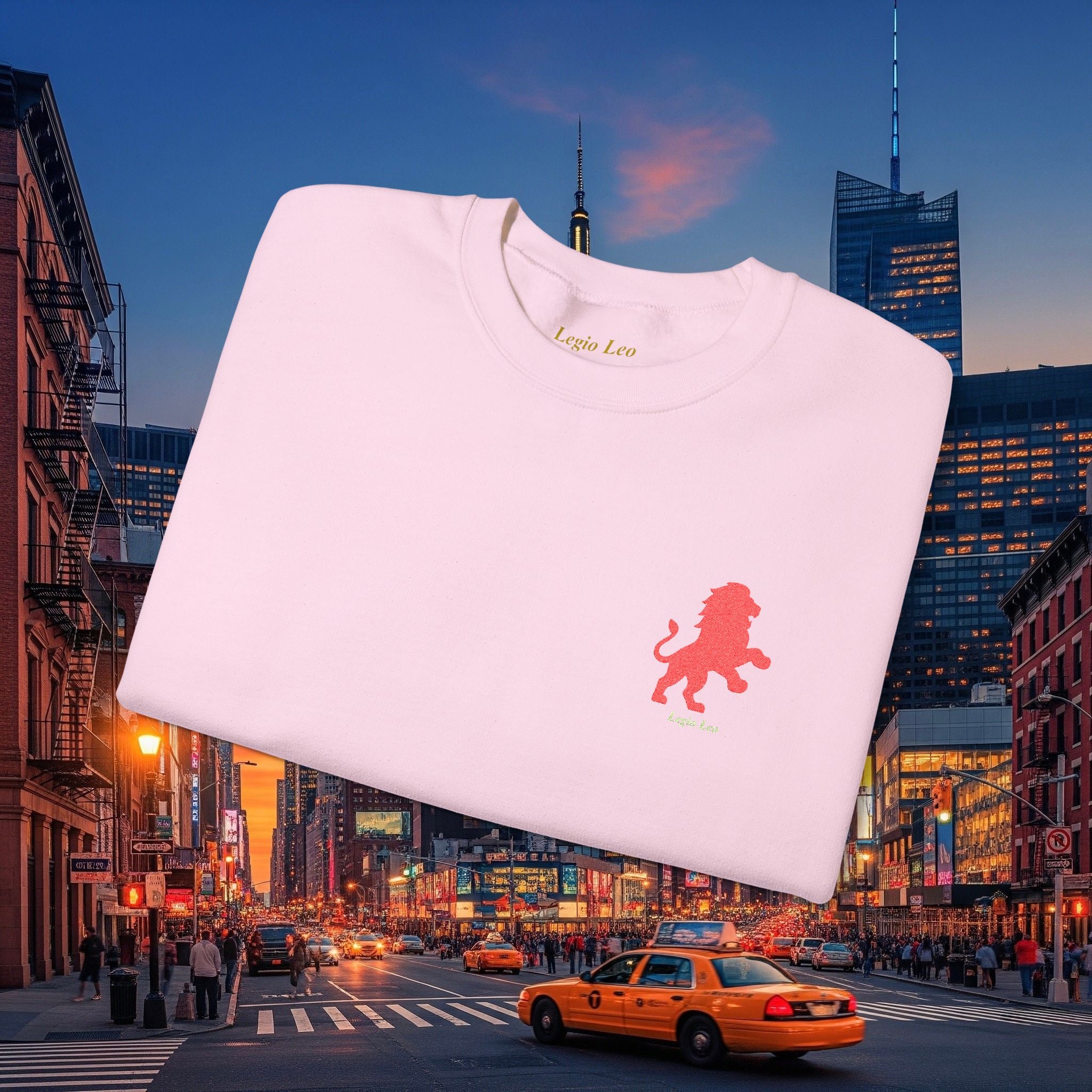 Legio Leo by DZ Royal Crewneck Sweatshirt | Mighty Lion Embroidered