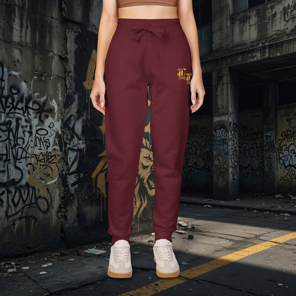 Legio Leo Embroidered Streetwear Fleece Sweatpants