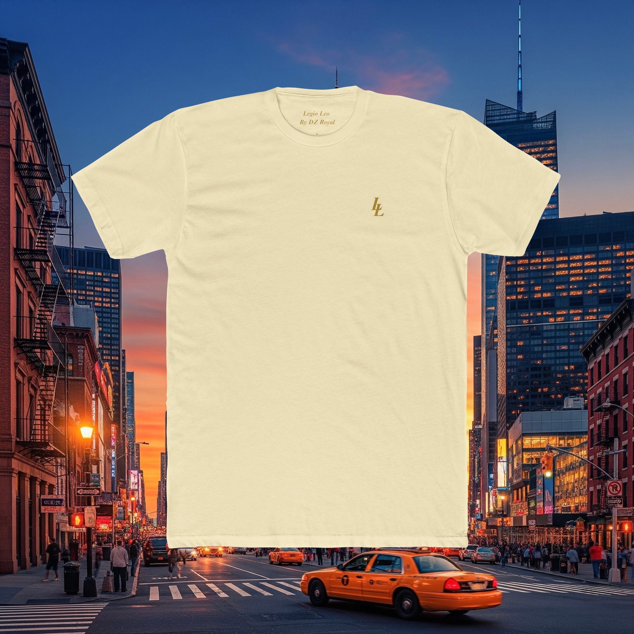 Legio Leo by DZ Royal Cotton Crew Tee | Overlapping L’s