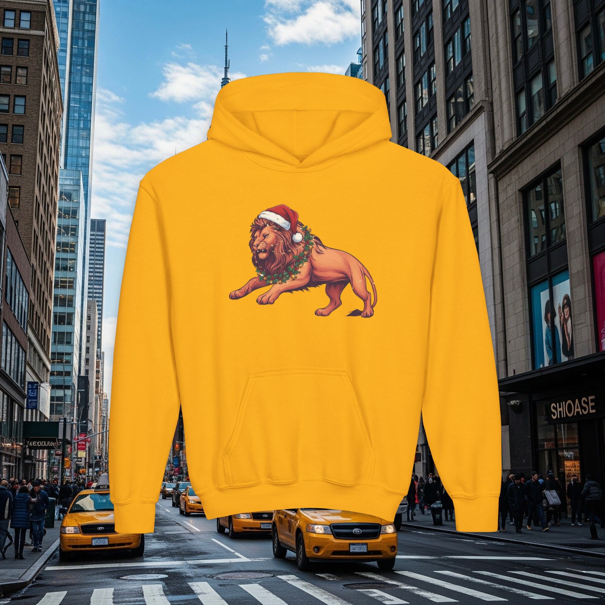 Christmas Legio Leo’s Youth Hoodie (Grown Lion)