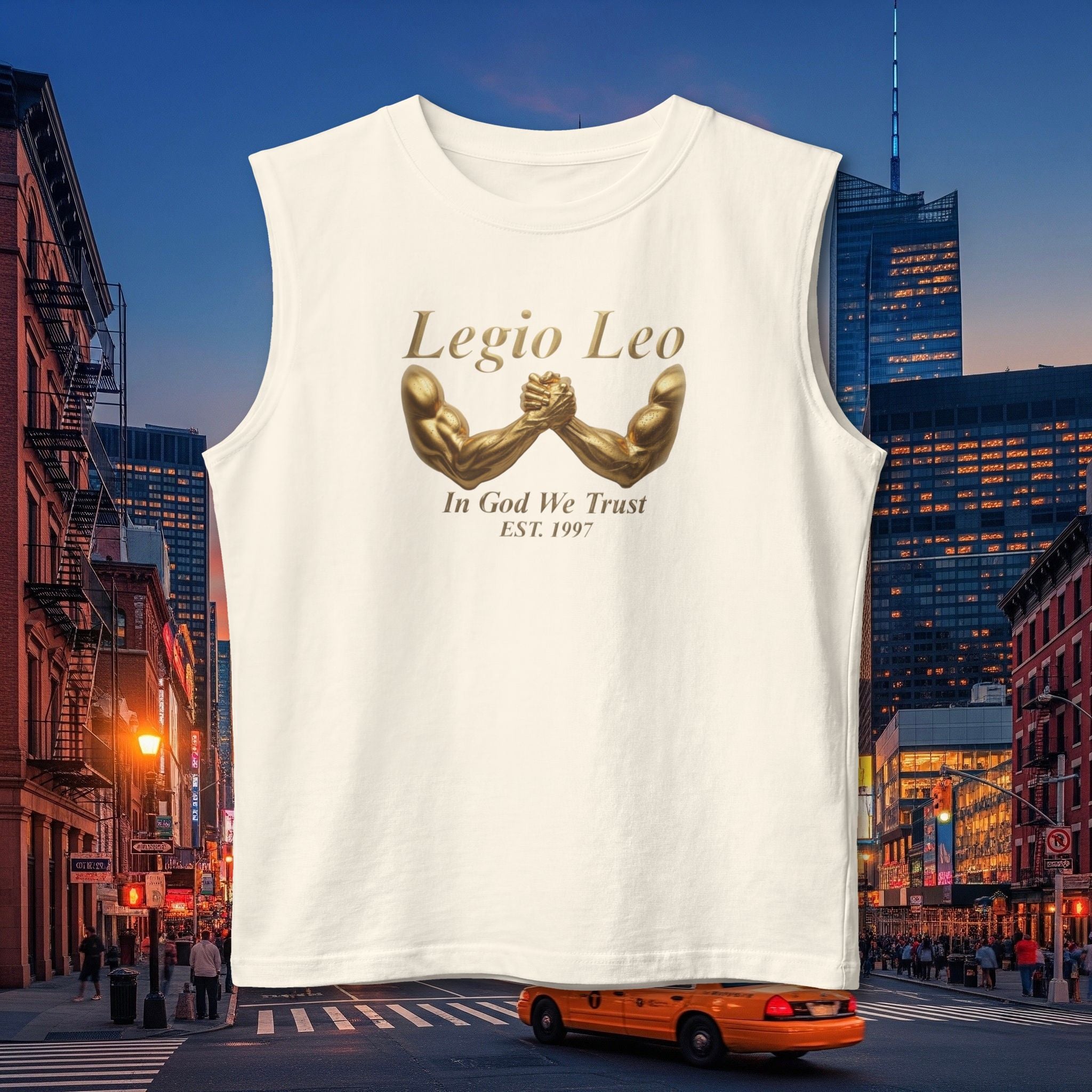 Legio Leo | Unisex Jersey Muscle Tank ‘Show Of Strength’