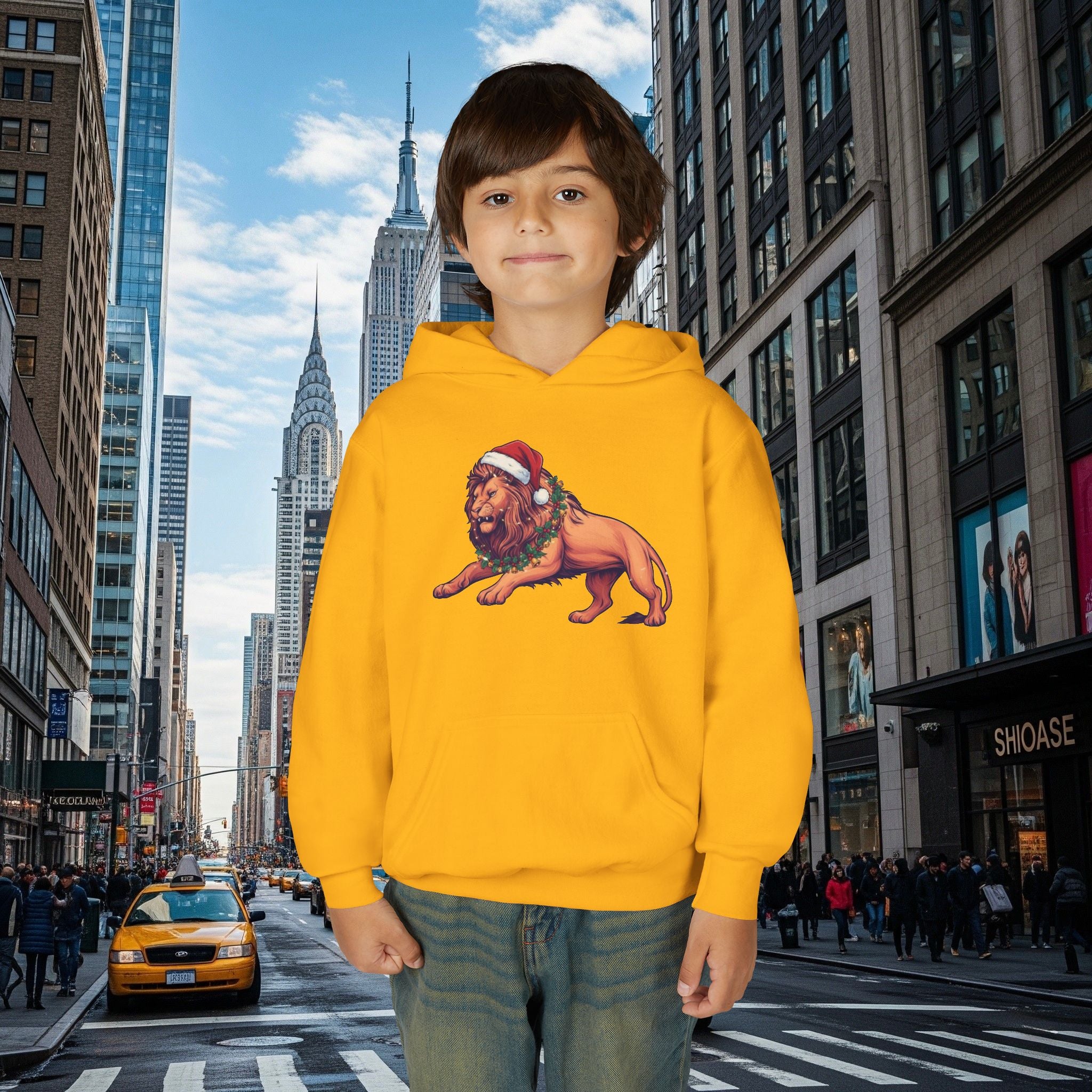Christmas Legio Leo’s Youth Hoodie (Grown Lion)