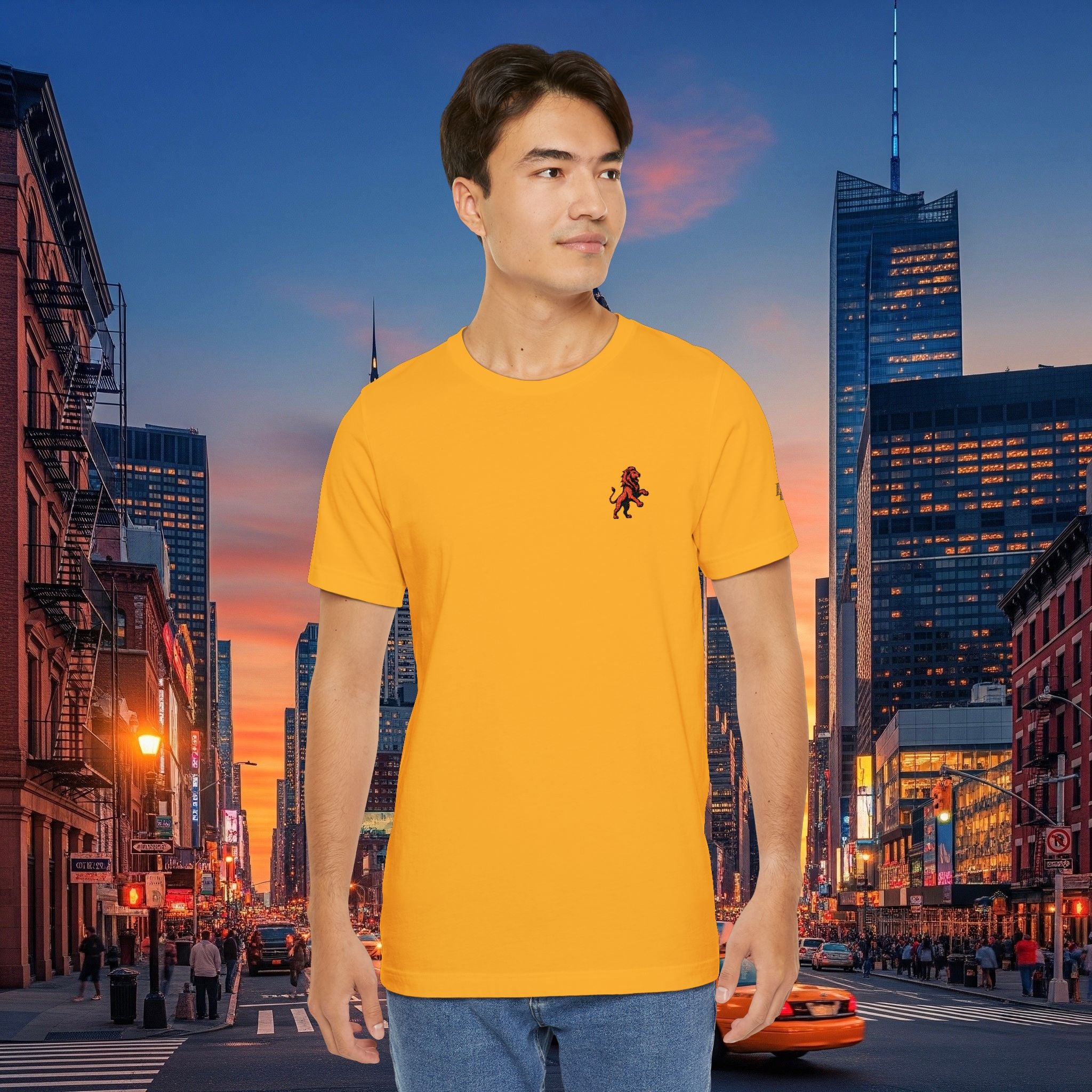 Classic Legio Leo by DZ Royal Tee — Legio Leo Embroidered Short Sleeve T-Shirt