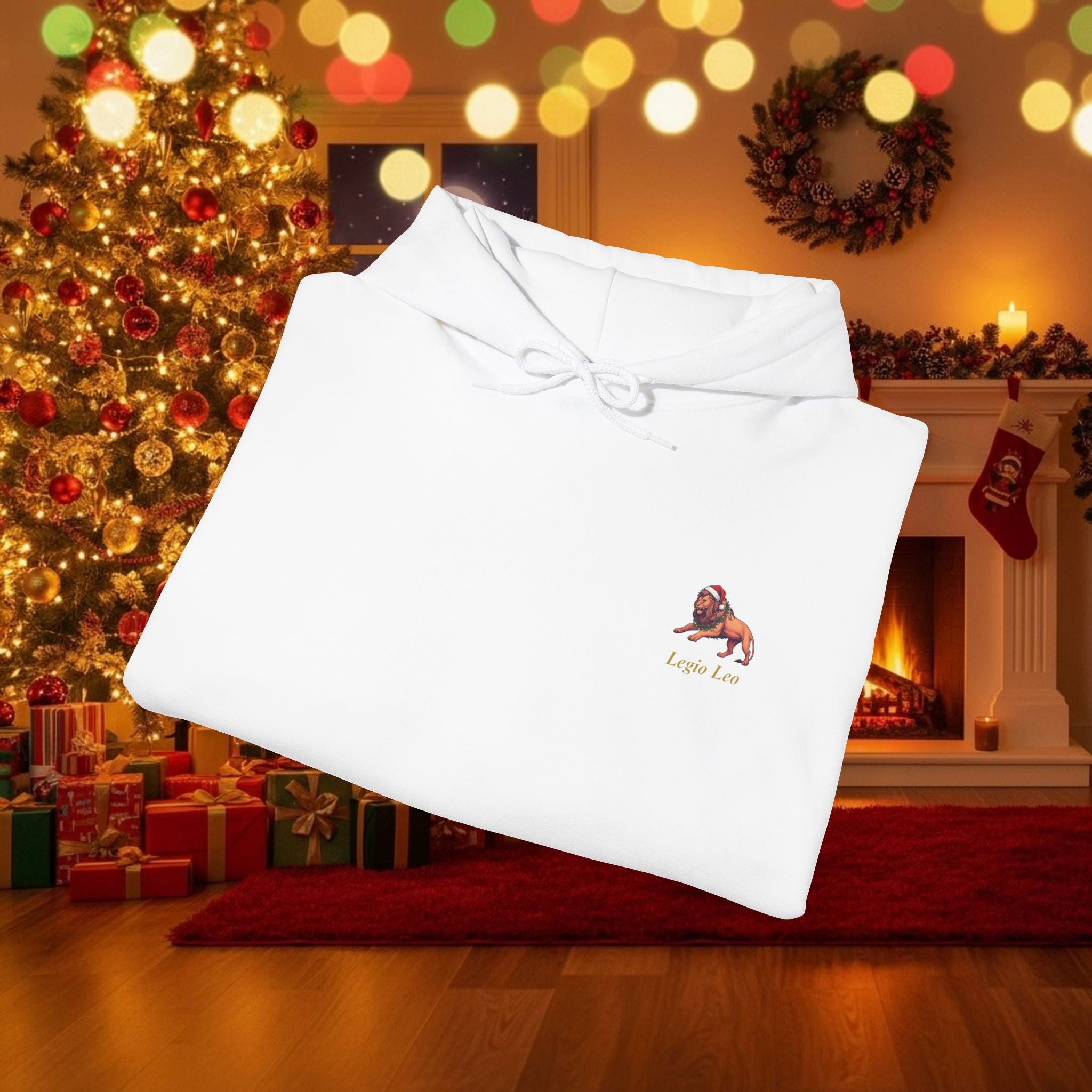 Christmas Legio Leo by DZ Royal Cozy Unisex Hooded Sweatshirt