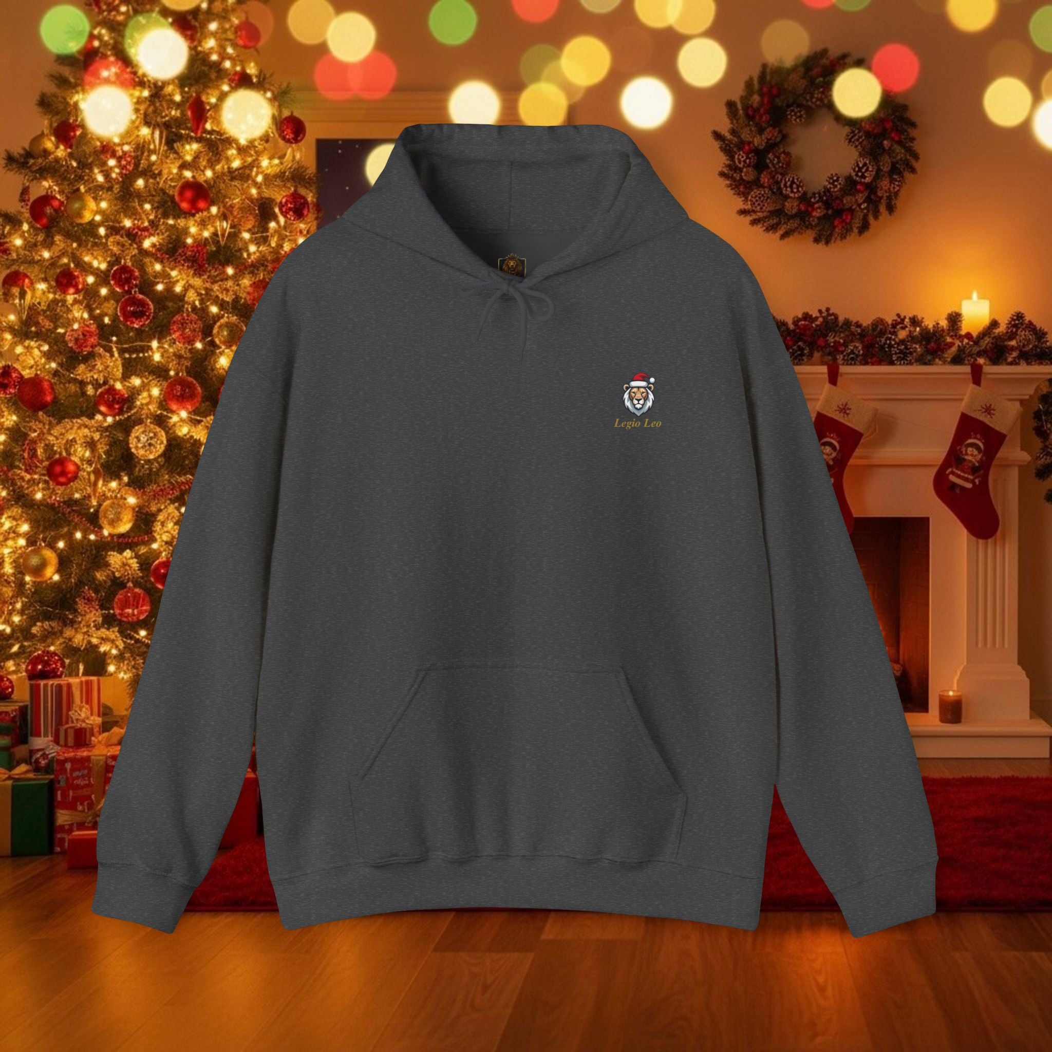 Christmas Legio Leo by DZ Royal Cozy Unisex Hooded Sweatshirt