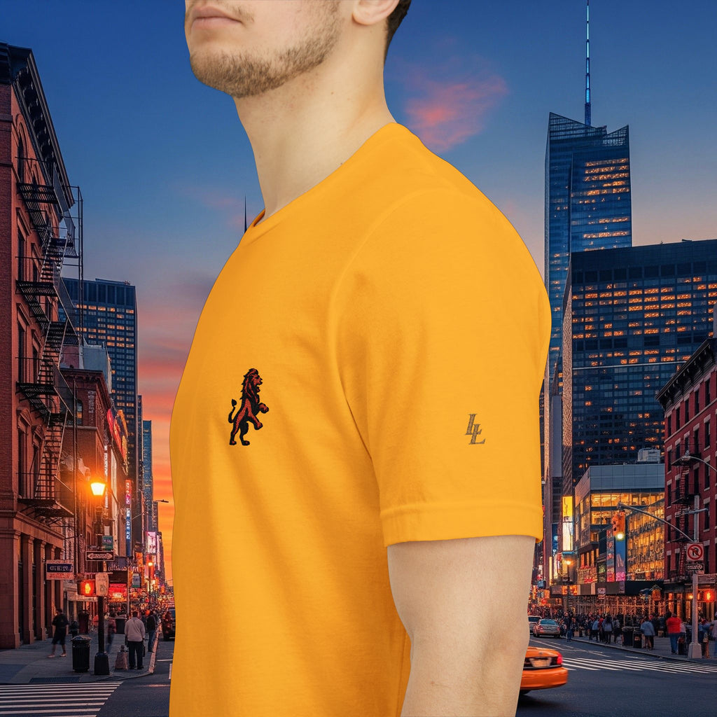 Classic Legio Leo by DZ Royal Tee — Legio Leo Embroidered Short Sleeve T-Shirt