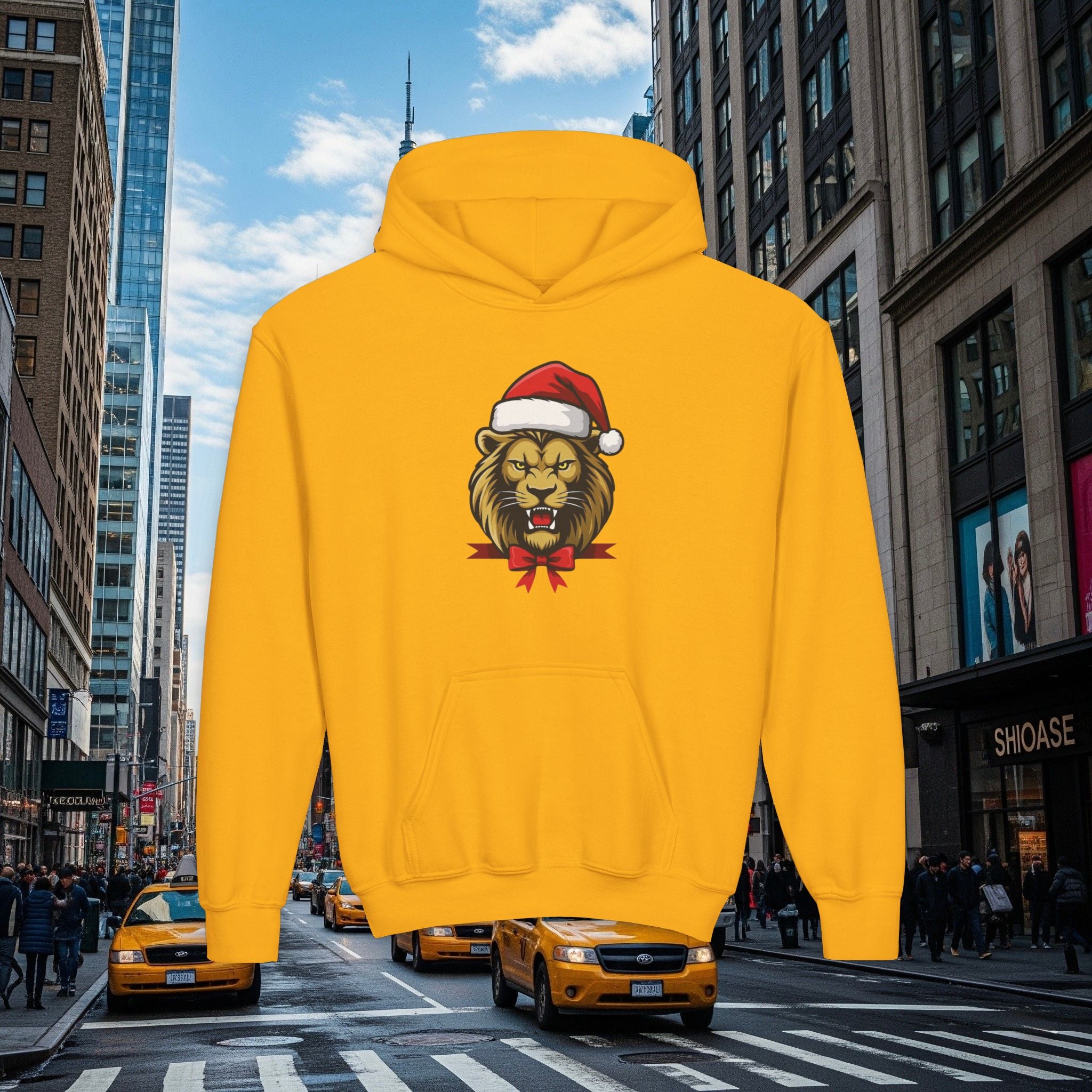Christmas Legio Leo’s Youth Hoodie (Grown Lion)