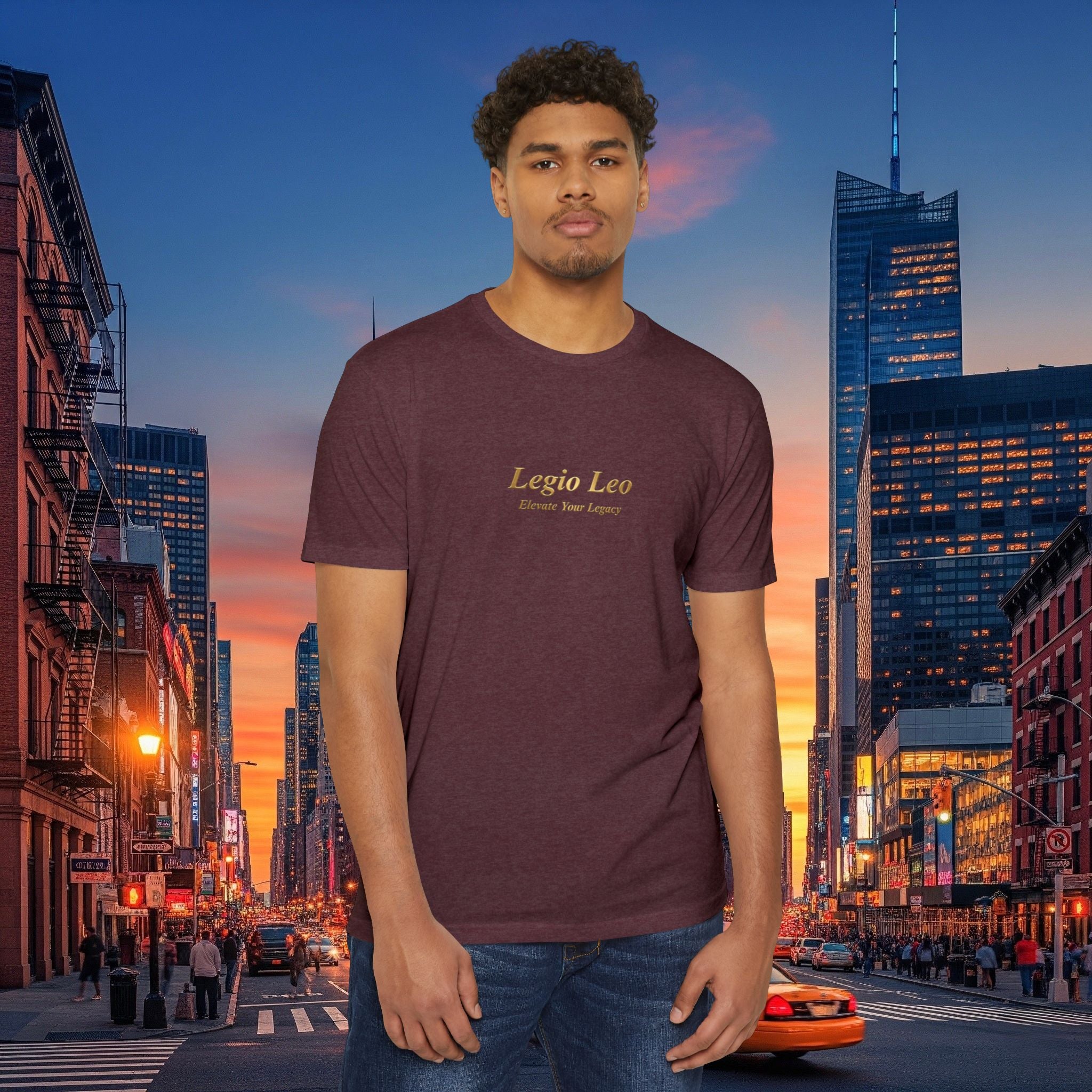 Legio Leo Minimalist Logo T-Shirt — "Legio Leo: Elevate Your Legacy"