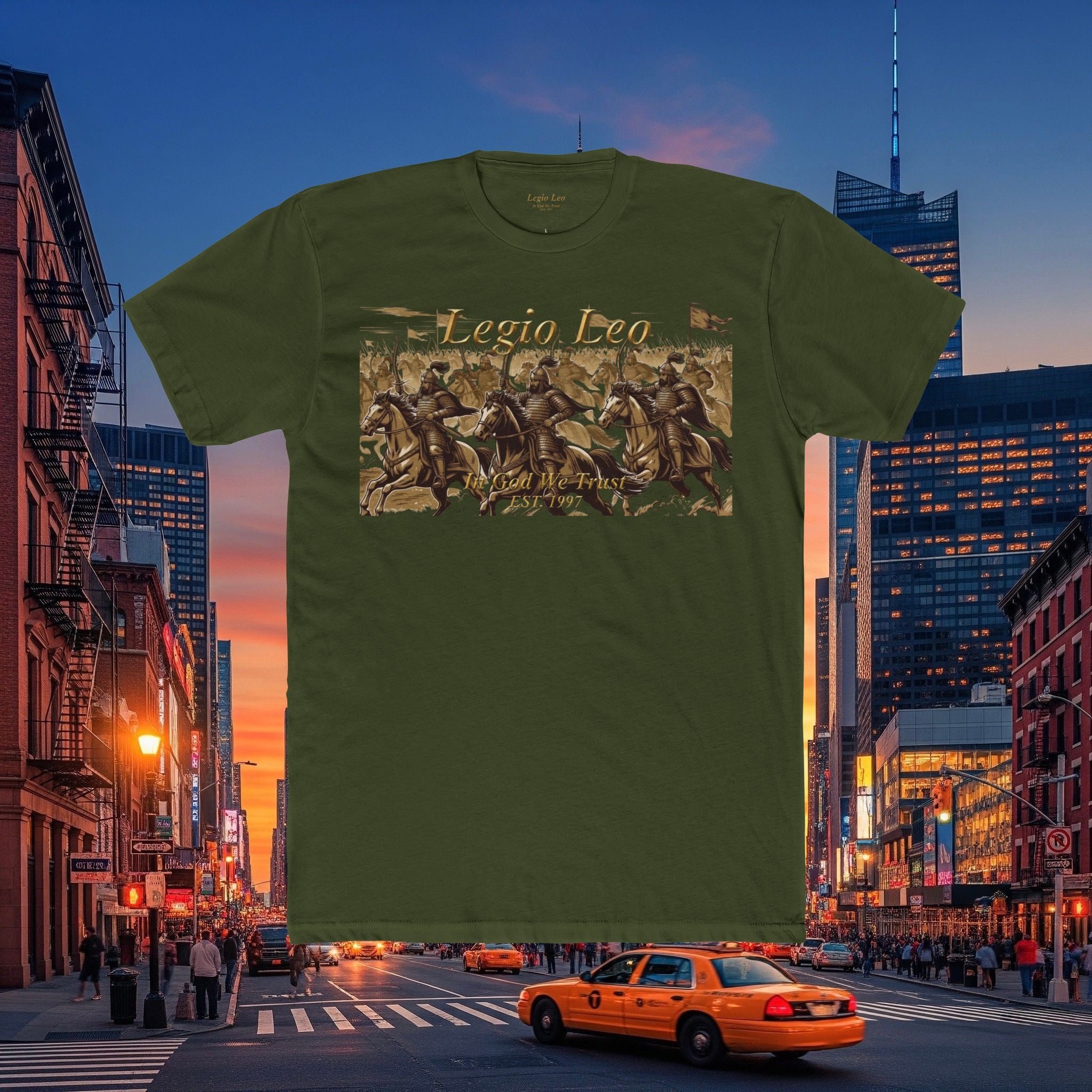 Legio Leo Cavalry Graphic Tee | Ancient Warrior Design