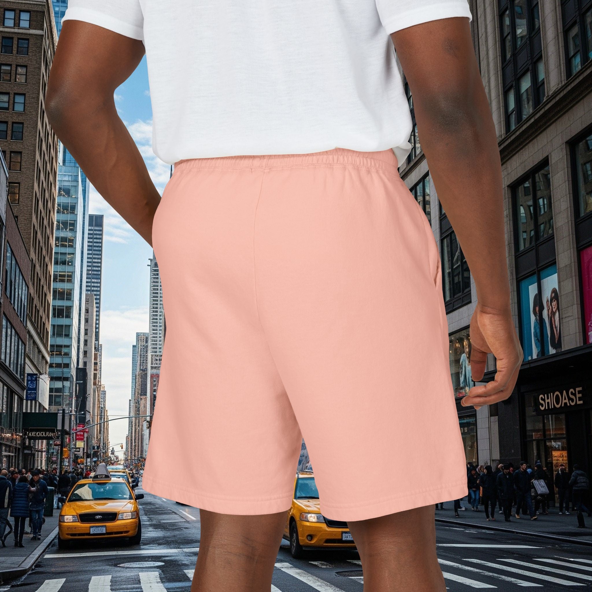 Legio Leo Graphic Sweat Shorts — Lightweight Garment-Dyed Fleece
