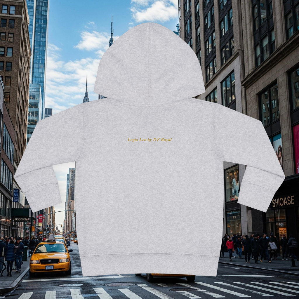 Legio Leo’s Toddler Pullover Fleece Hoodie (Grown Lion)