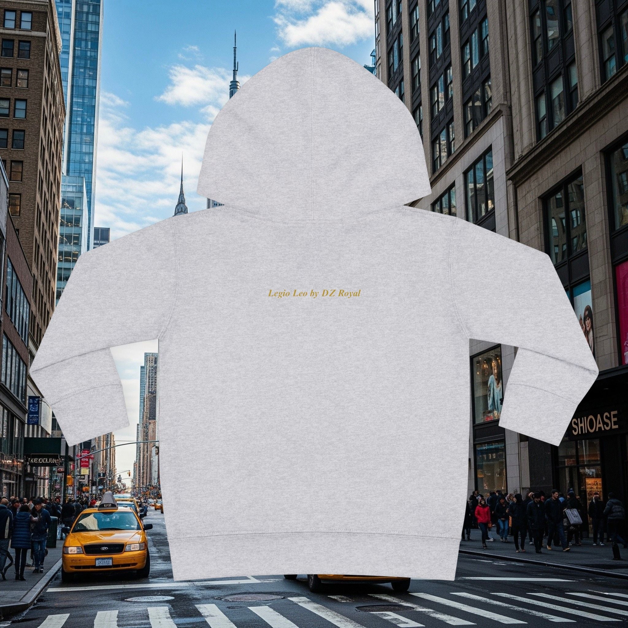 Legio Leo’s Toddler Pullover Fleece Hoodie (Grown Lion)