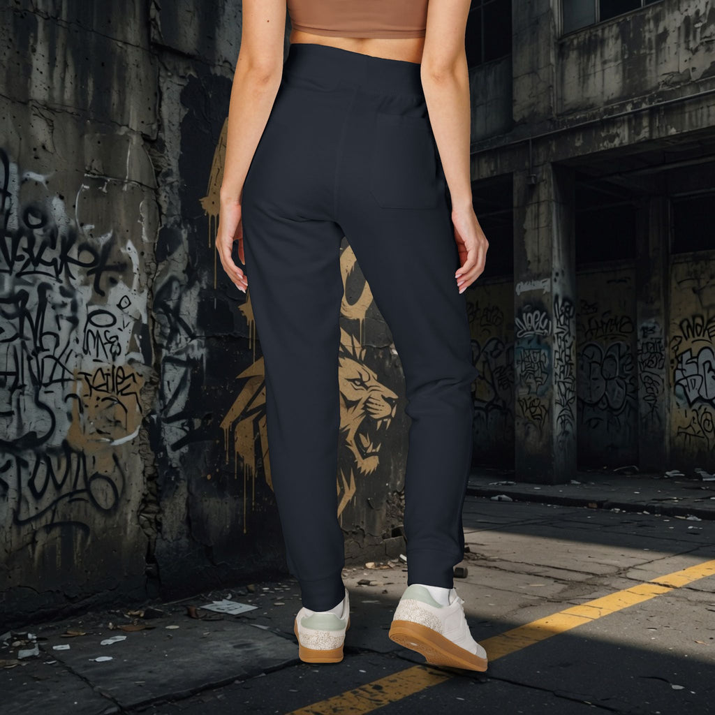 Legio Leo Embroidered Streetwear Fleece Sweatpants