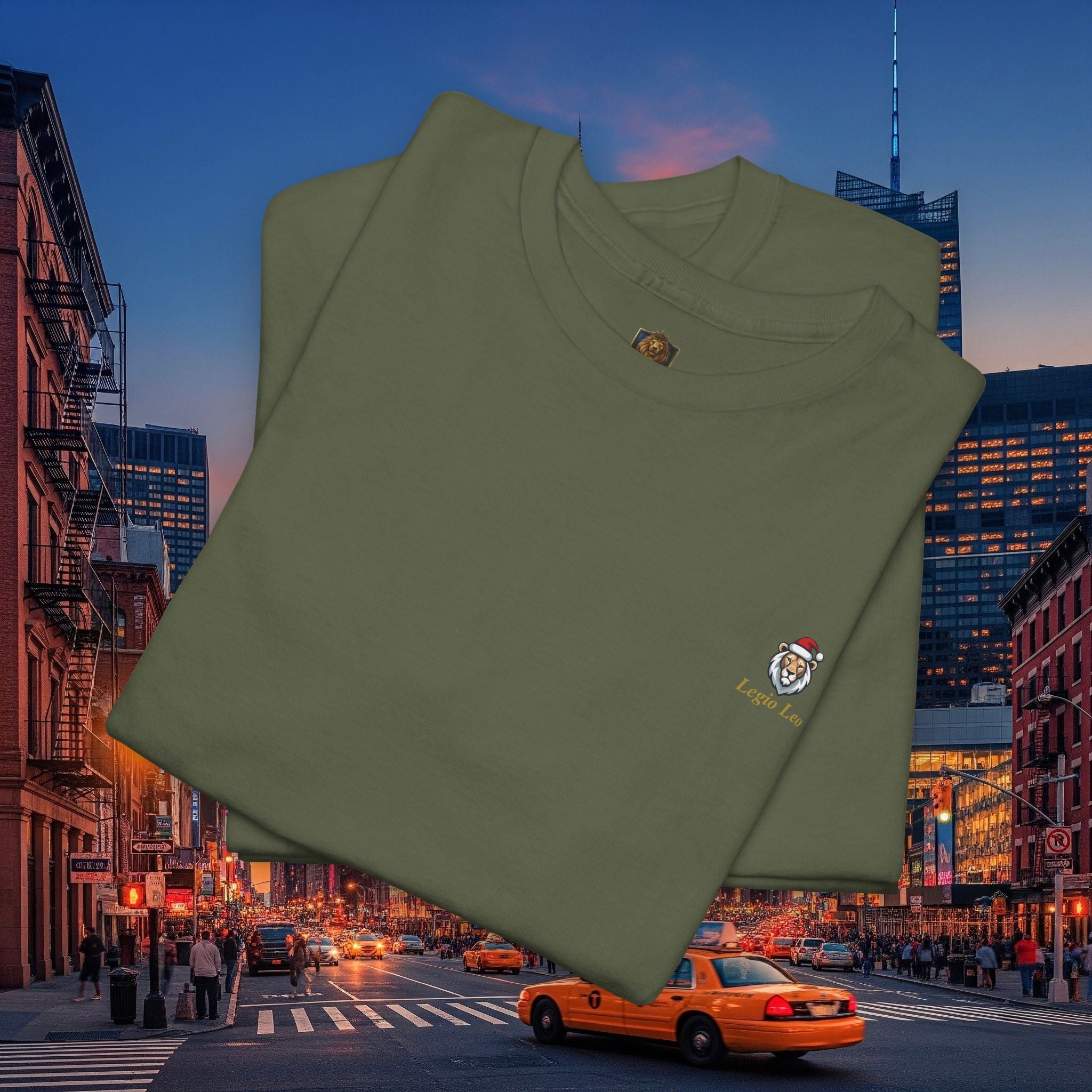 Christmas Holiday Legio Leo by DZ Royal Casual Cotton Tee