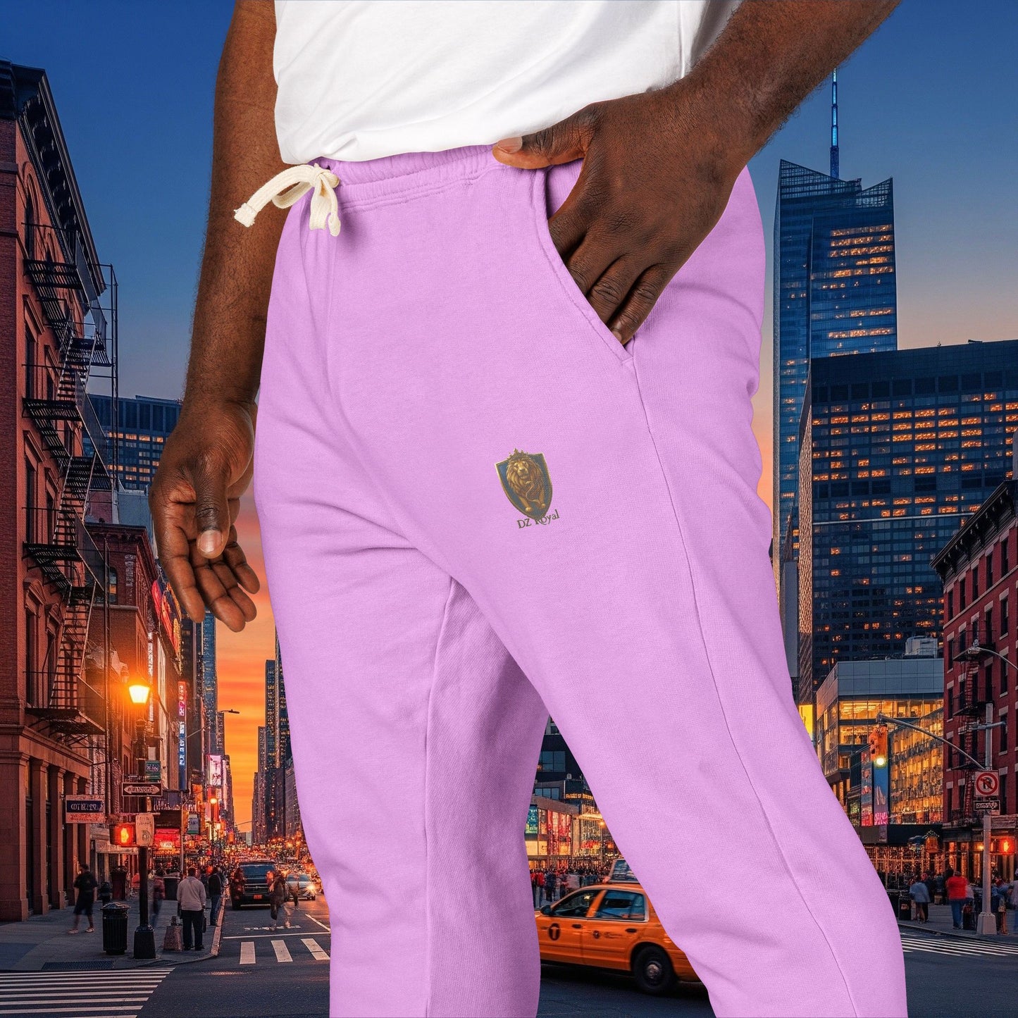 DZ Royal Cozy Garment-Dyed Fleece Sweatpants