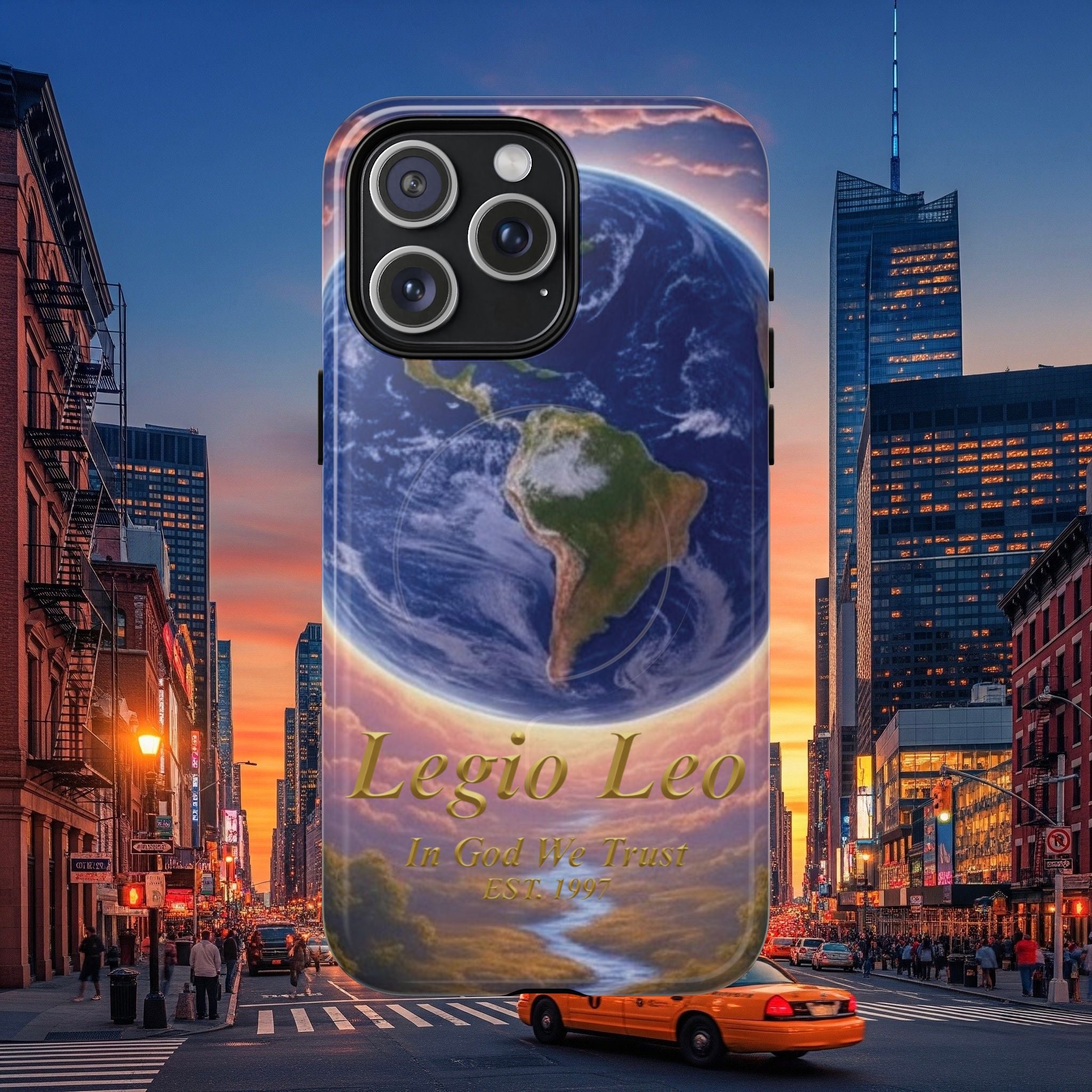 Stylish Tough Magnetic Phone Cases, Legio Leo Design