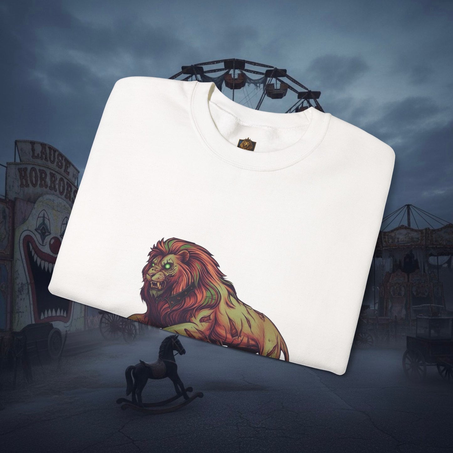 Undead Legio Leo by DZ Royal Crewneck Sweatshirt (Halloween Edition)