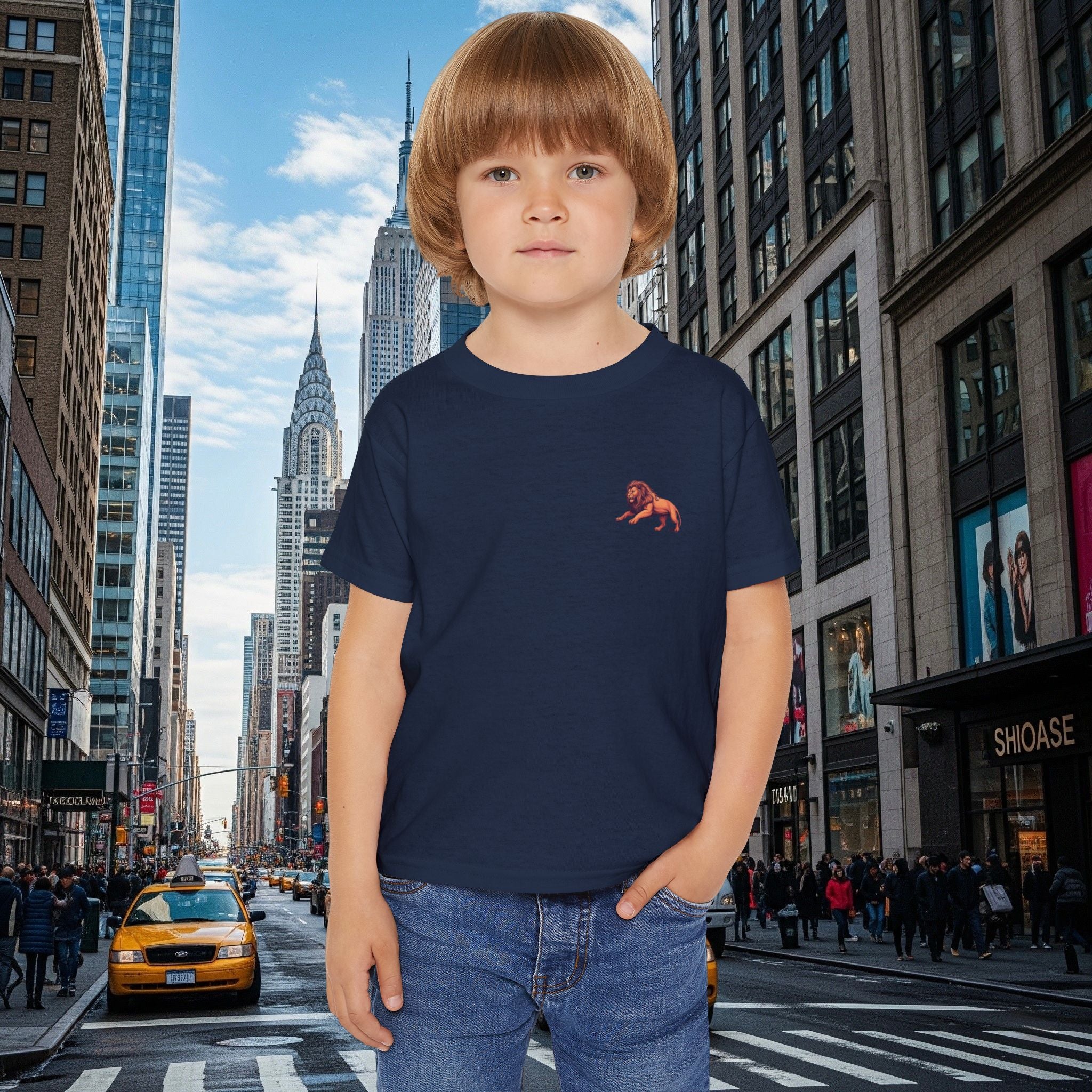Toddler T‑Shirt — Legio Leo for Kids(Grown Lion)