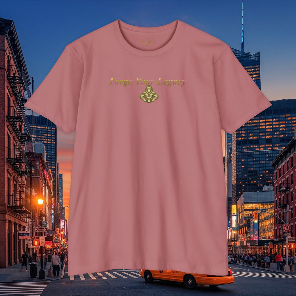 Forge Your Legacy T‑Shirt — Inspirational Vintage Emblem Tee