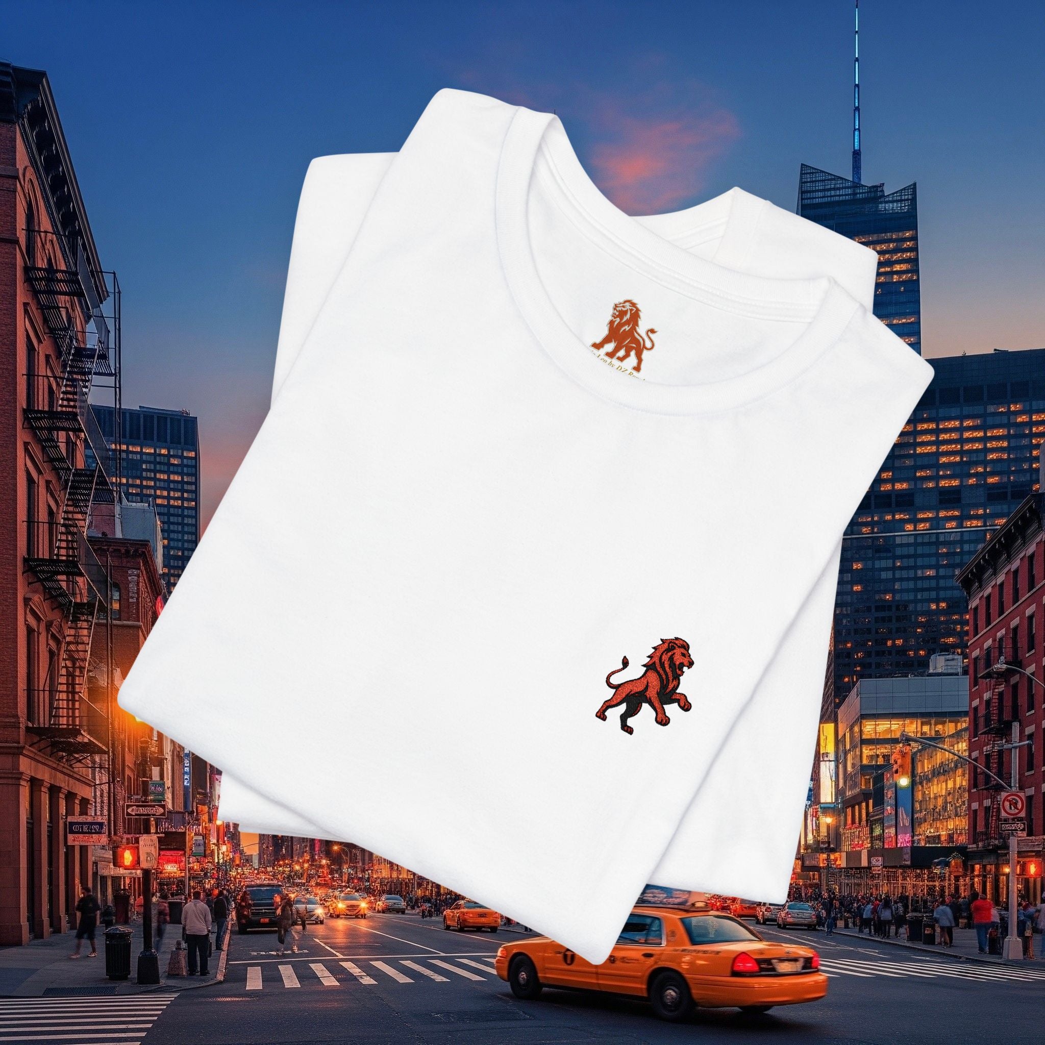 Classic Legio Leo by DZ Royal Tee — Legio Leo Embroidered Short Sleeve T-Shirt