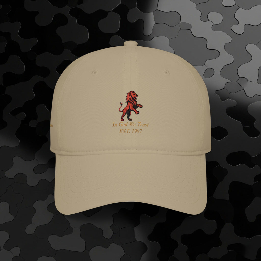 Low Profile Baseball Cap Classic Lion Logo Embroidery