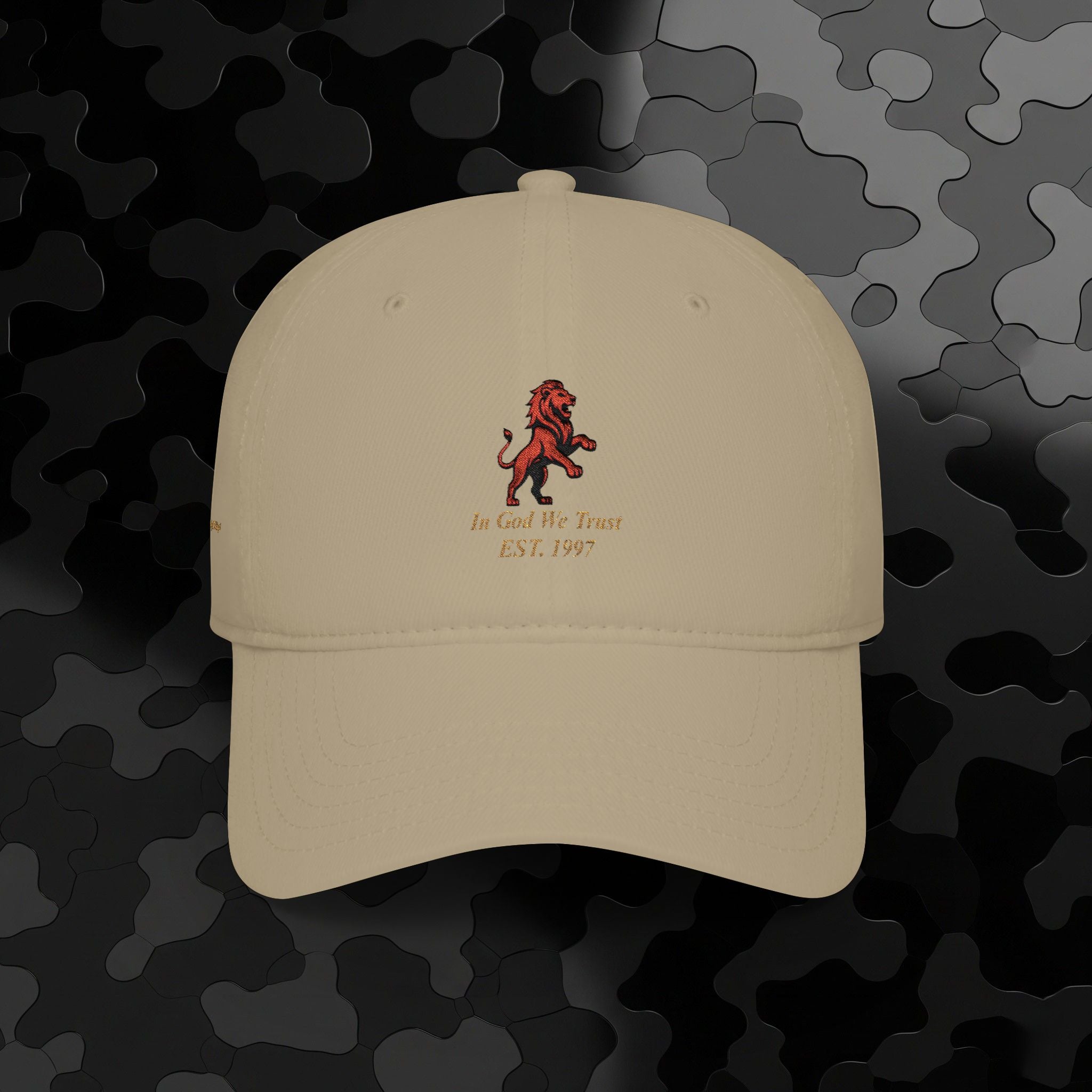 Low Profile Baseball Cap Classic Lion Logo Embroidery