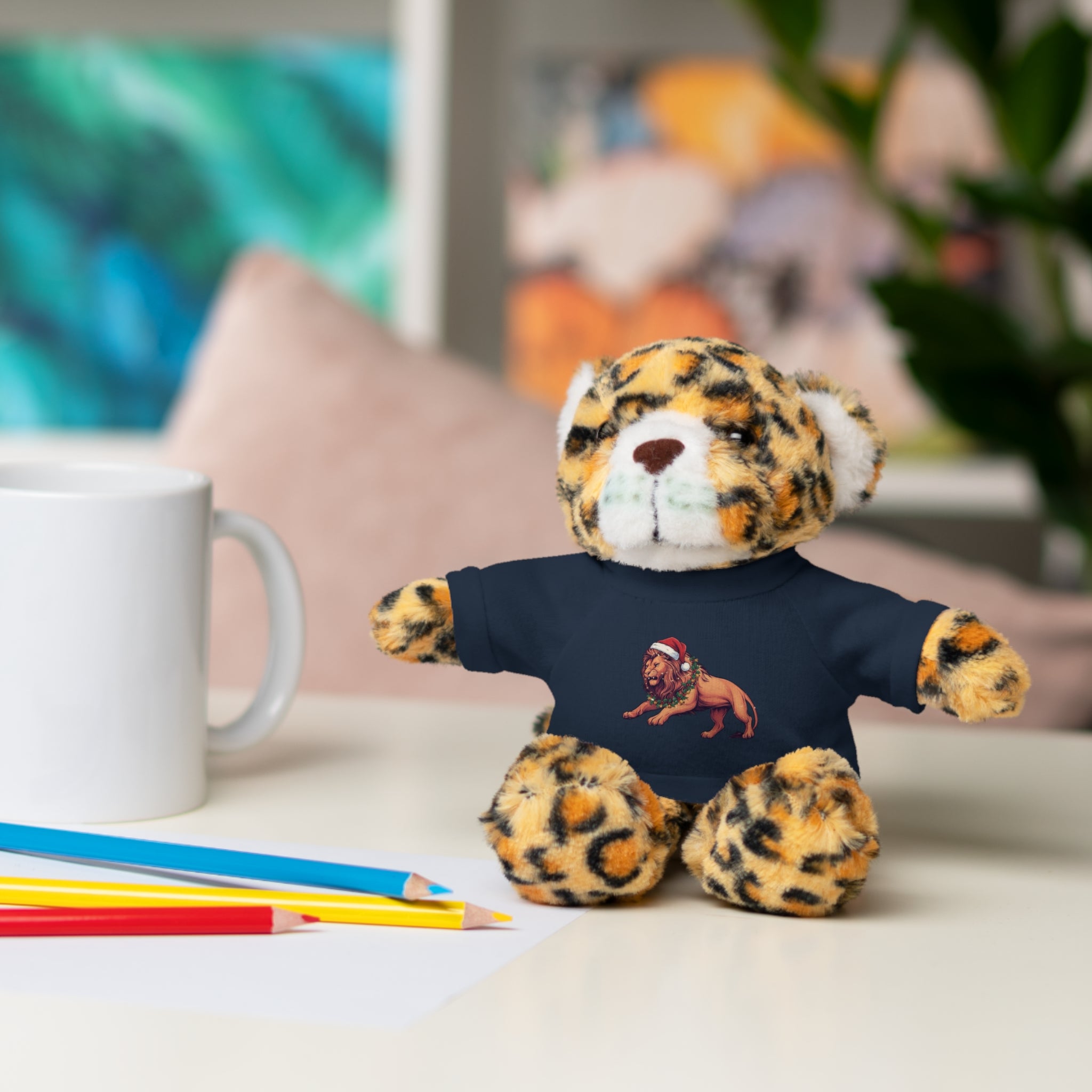 Stuffed Animals with Holiday Legio Leo by DZ Royal Tee