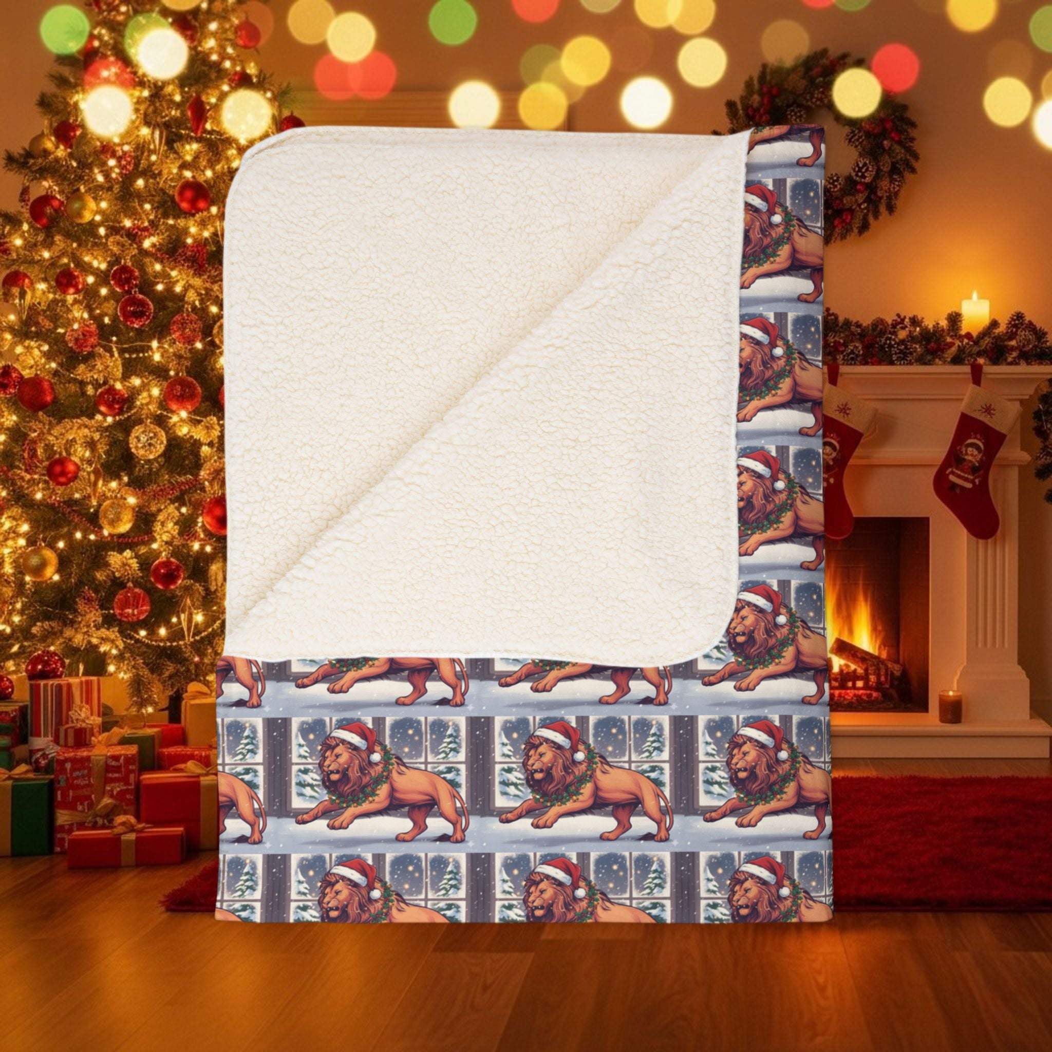 Legio Leo by DZ Royal Cozy Fleece Sherpa Blanket