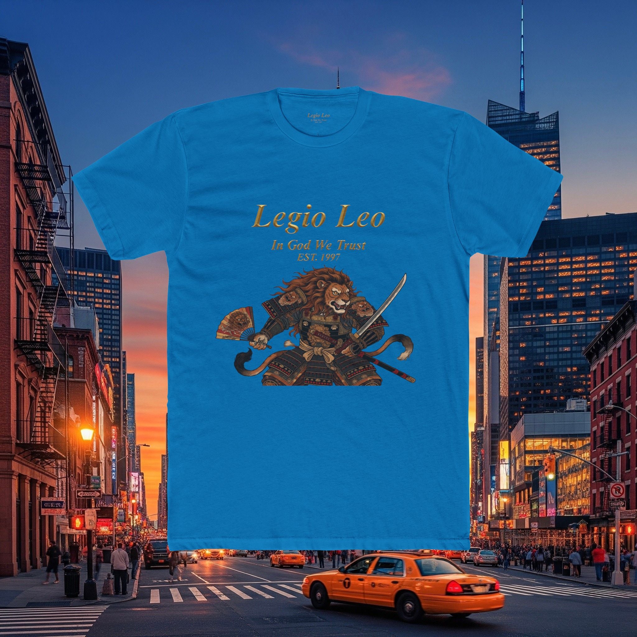Legio Leo Samurai Warrior Cotton Crew Tee