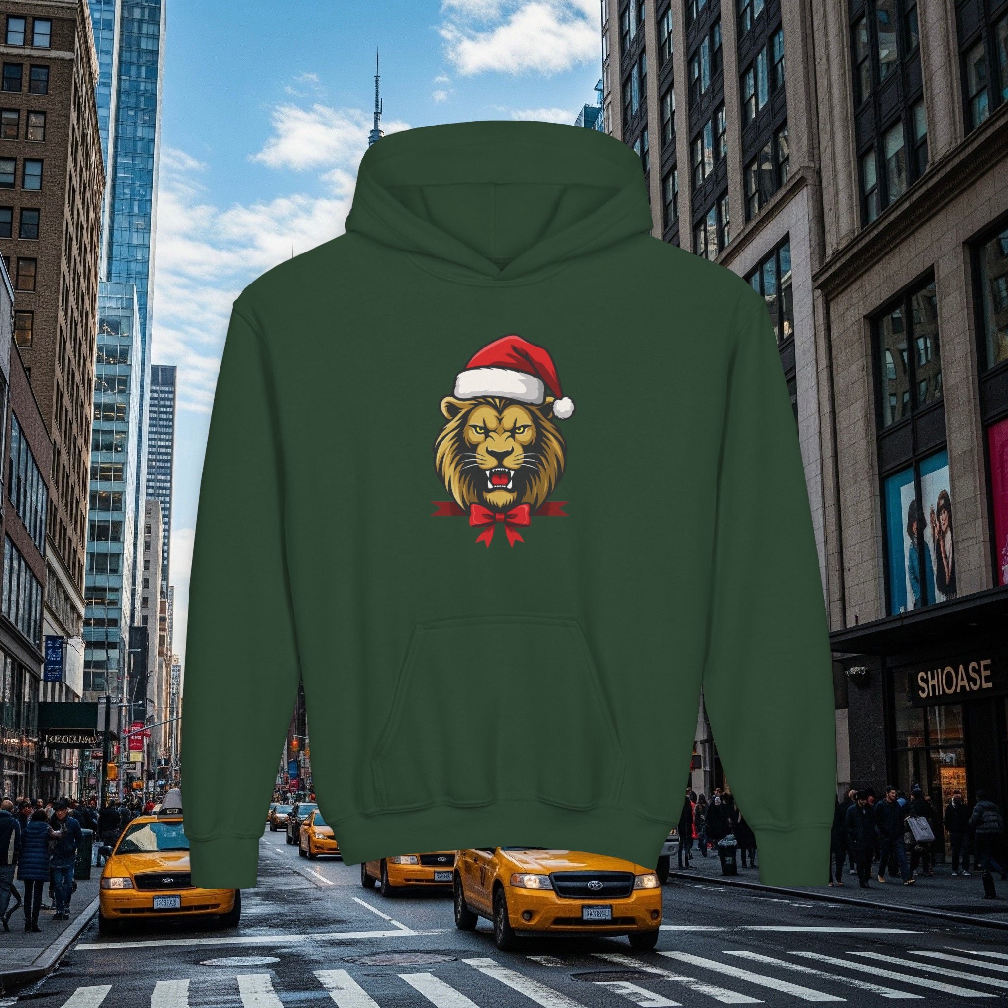 Christmas Legio Leo’s Youth Hoodie (Grown Lion)