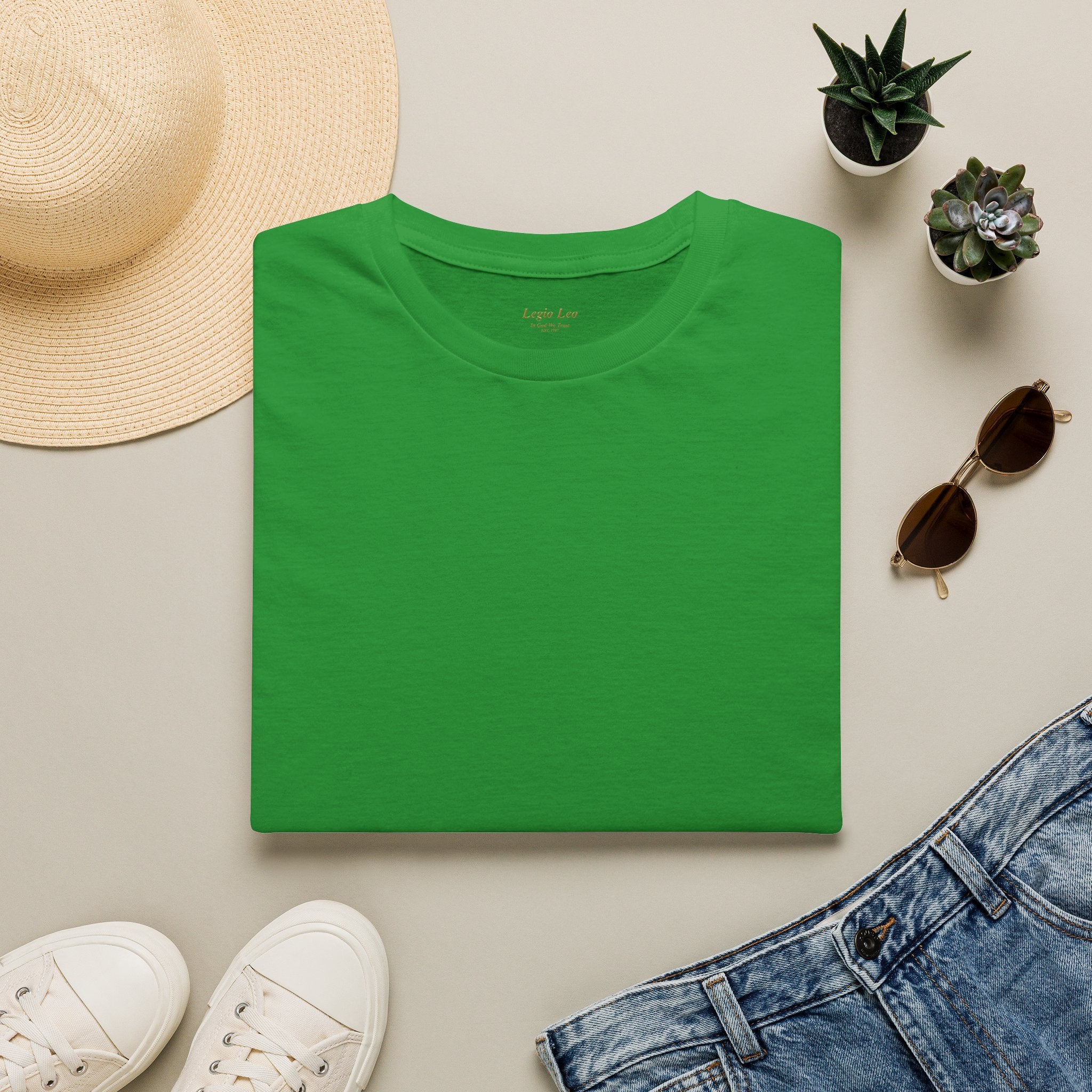 Plain T‑Shirt — Classic Basic Crewneck Tee