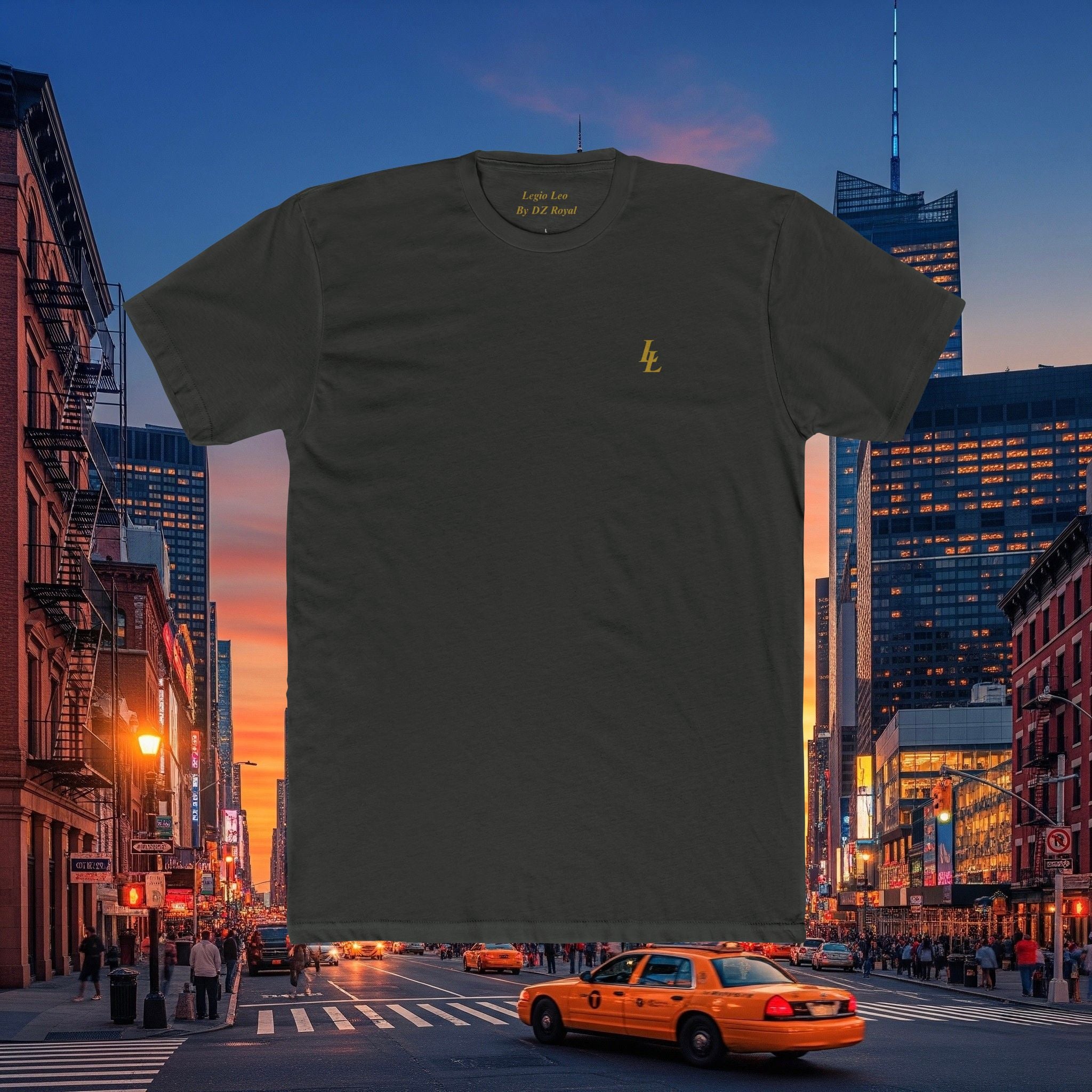 Legio Leo by DZ Royal Cotton Crew Tee | Overlapping L’s