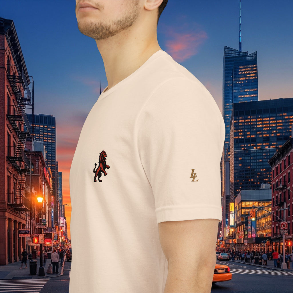 Classic Legio Leo by DZ Royal Tee — Legio Leo Embroidered Short Sleeve T-Shirt