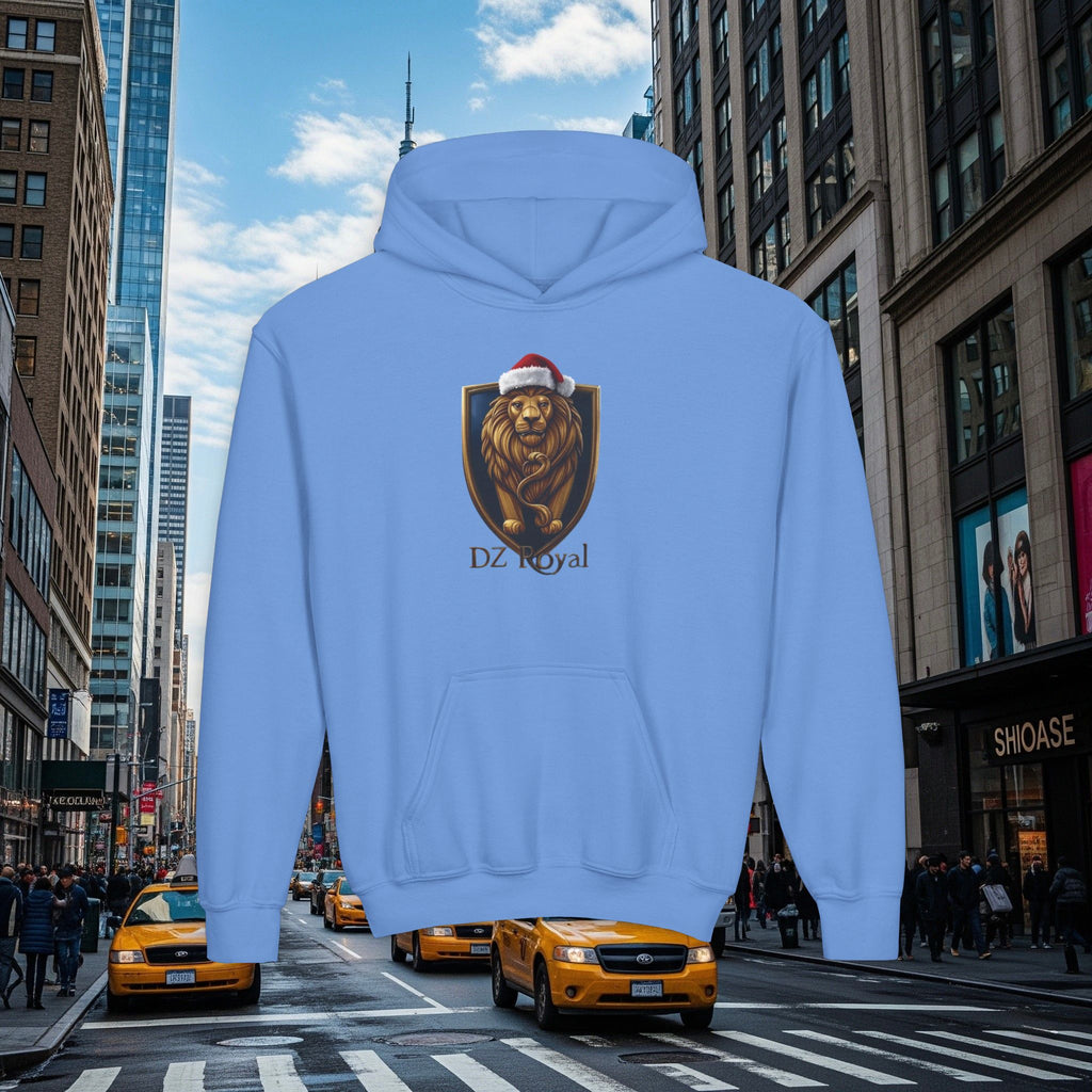 DZ Royal’s Christmas Youth Hoodie (Grown Lion)
