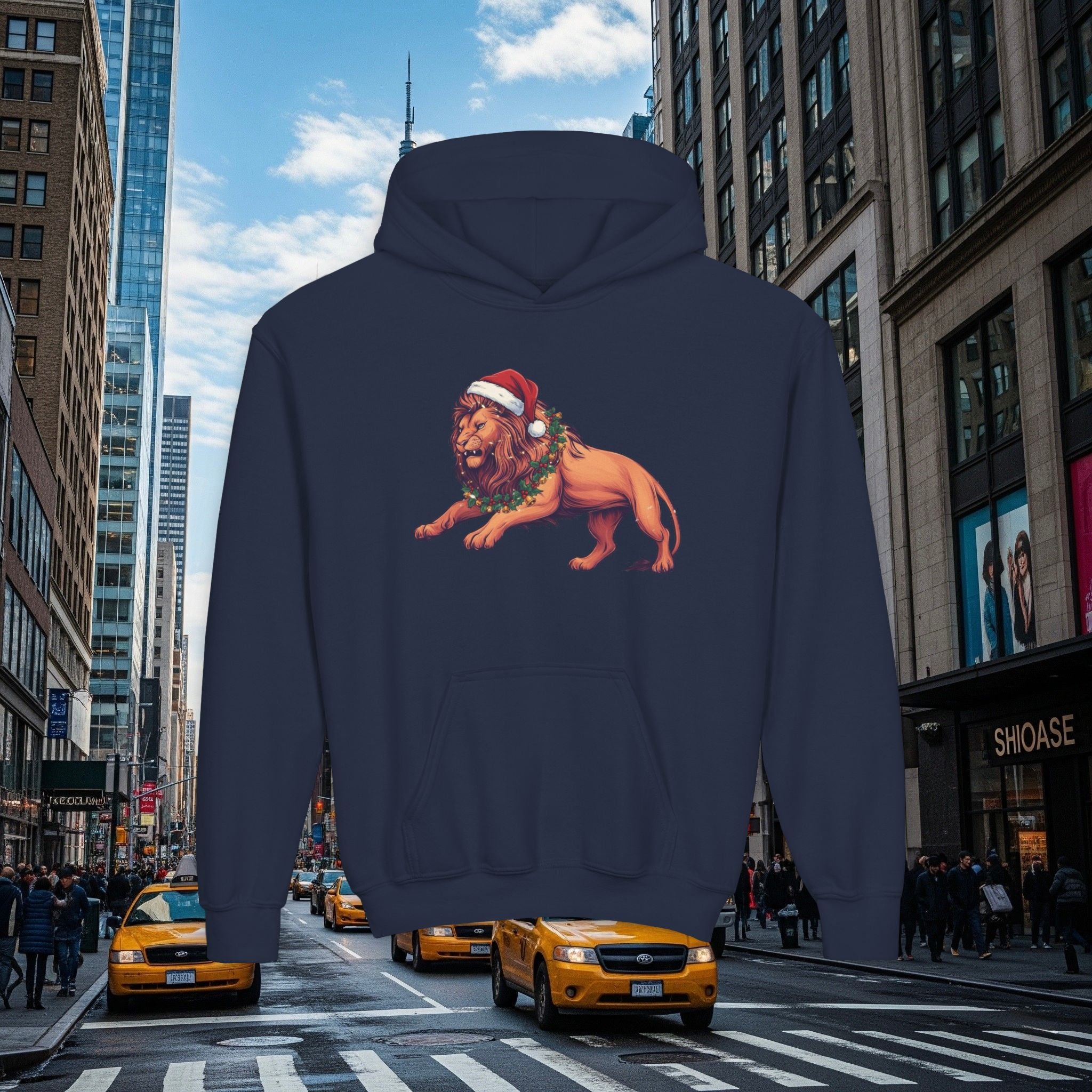 Christmas Legio Leo’s Youth Hoodie (Grown Lion)