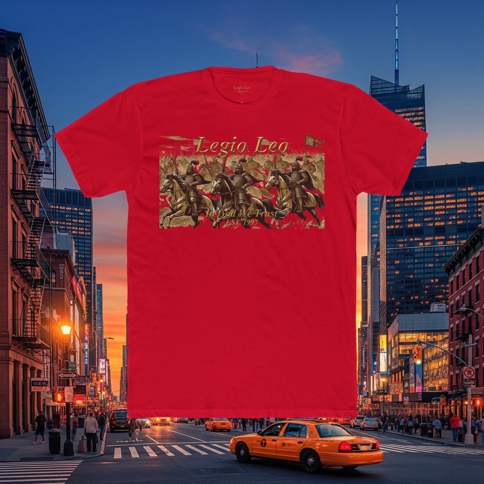 Legio Leo Cavalry Graphic Tee | Ancient Warrior Design